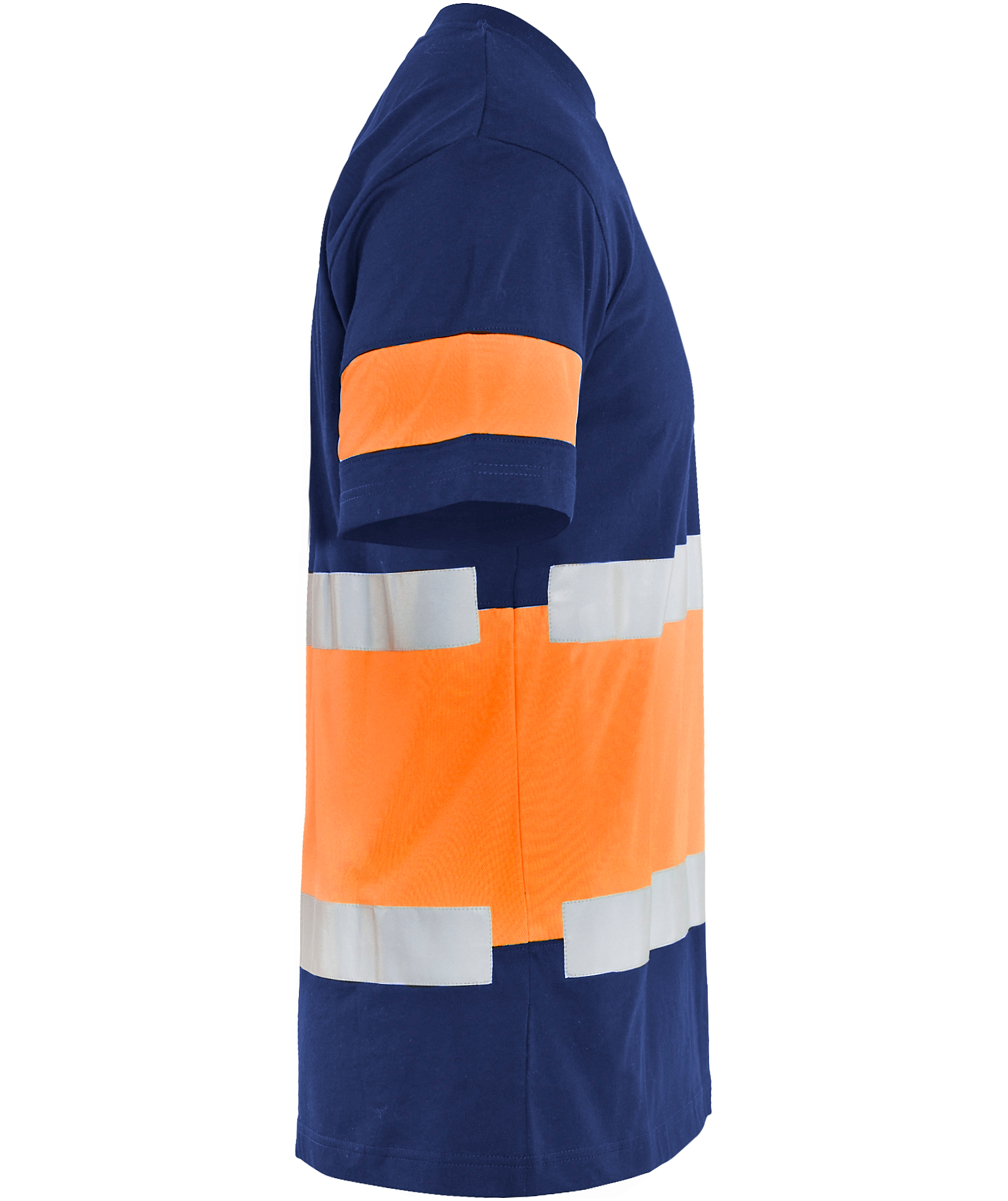 Bl&aring;kl&auml;der T-shirt, Marine/Hi-Vis Orange, large image number 2