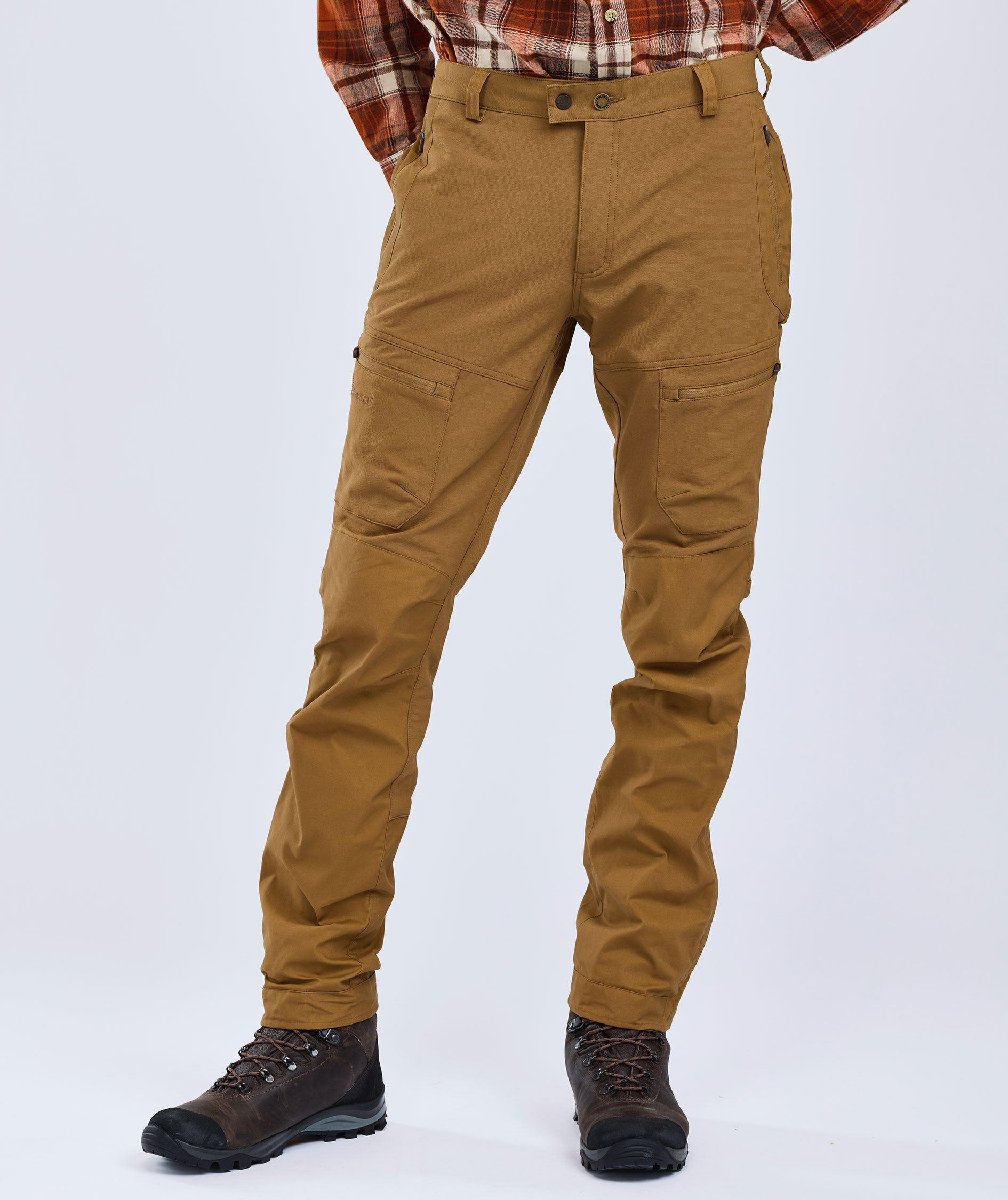 Pinewood Finnveden Hybrid bukser, Dark Sandstone, large image number 7