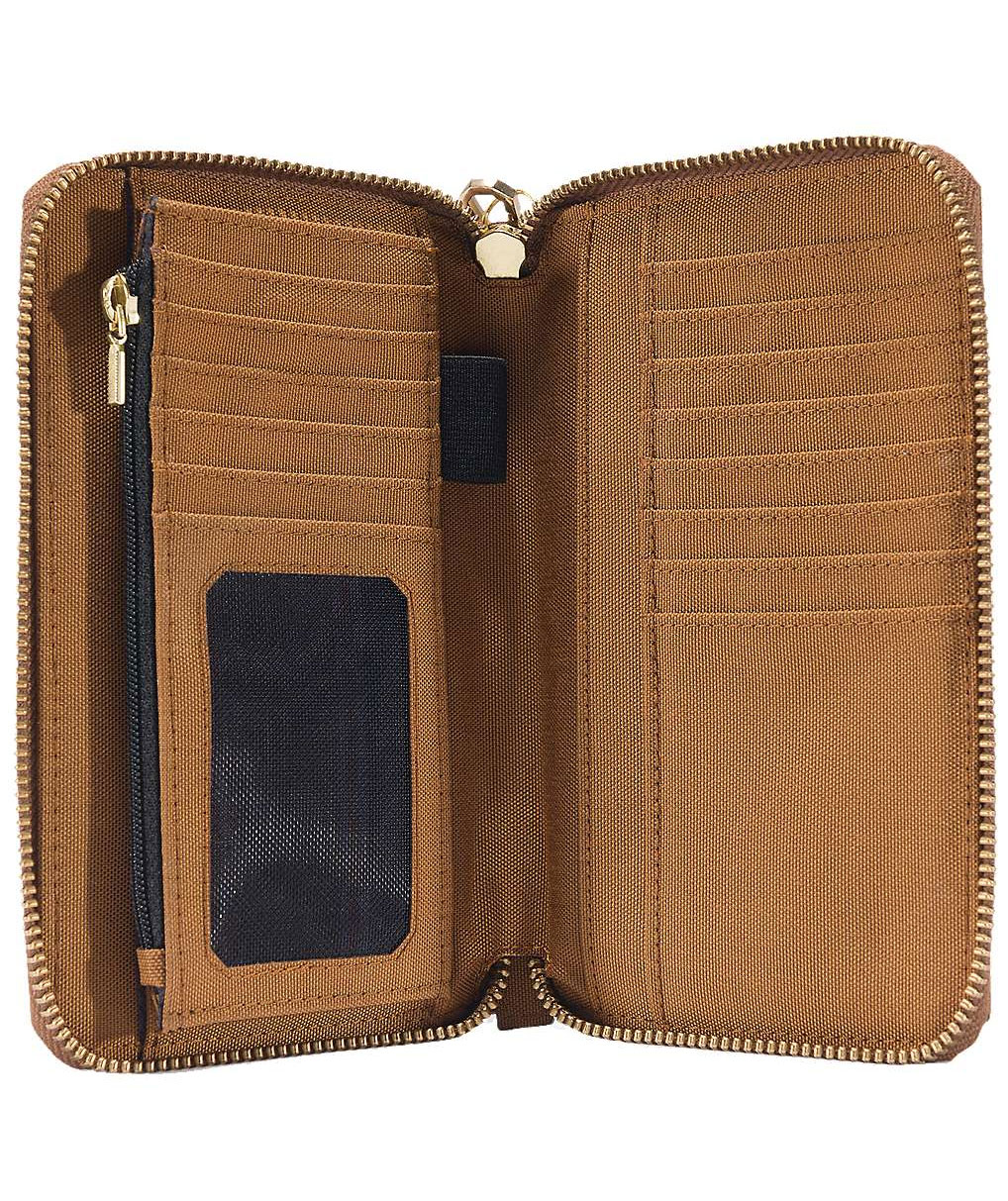 Carhartt Duck Lay-Flat clutch pung, Carhartt Brown
