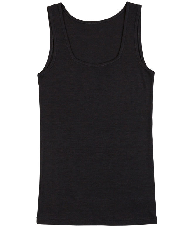 Joha Sara dame undertr&oslash;je, uld/silke, Sort, Sort, swatch