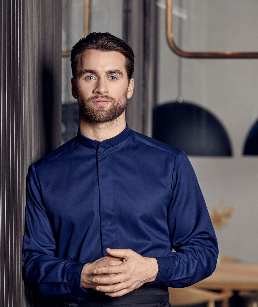 Kentaur Tencel HACCP kock-/serveringsjacka, Sailorbl&aring;