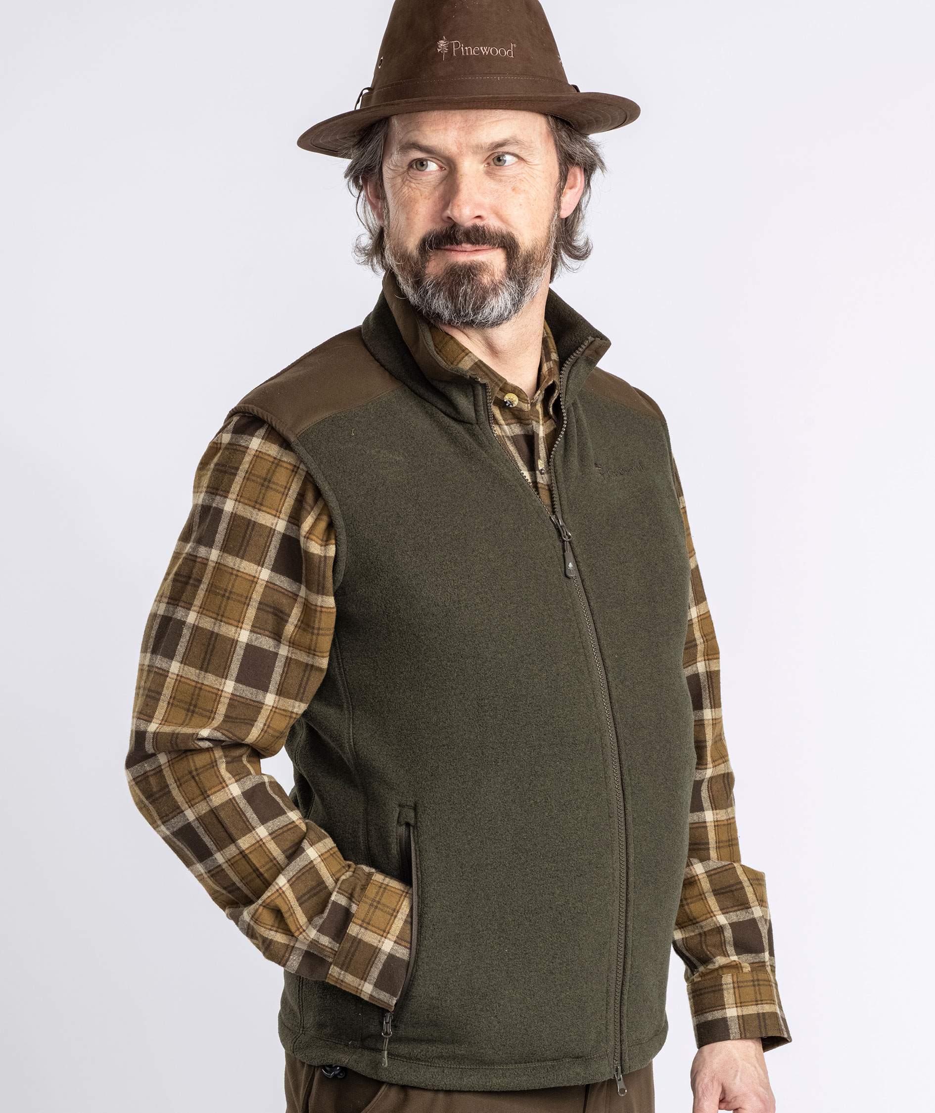 Pinewood&nbsp;Sm&aring;land Forest fleecevest, Hunting Green, large image number 7