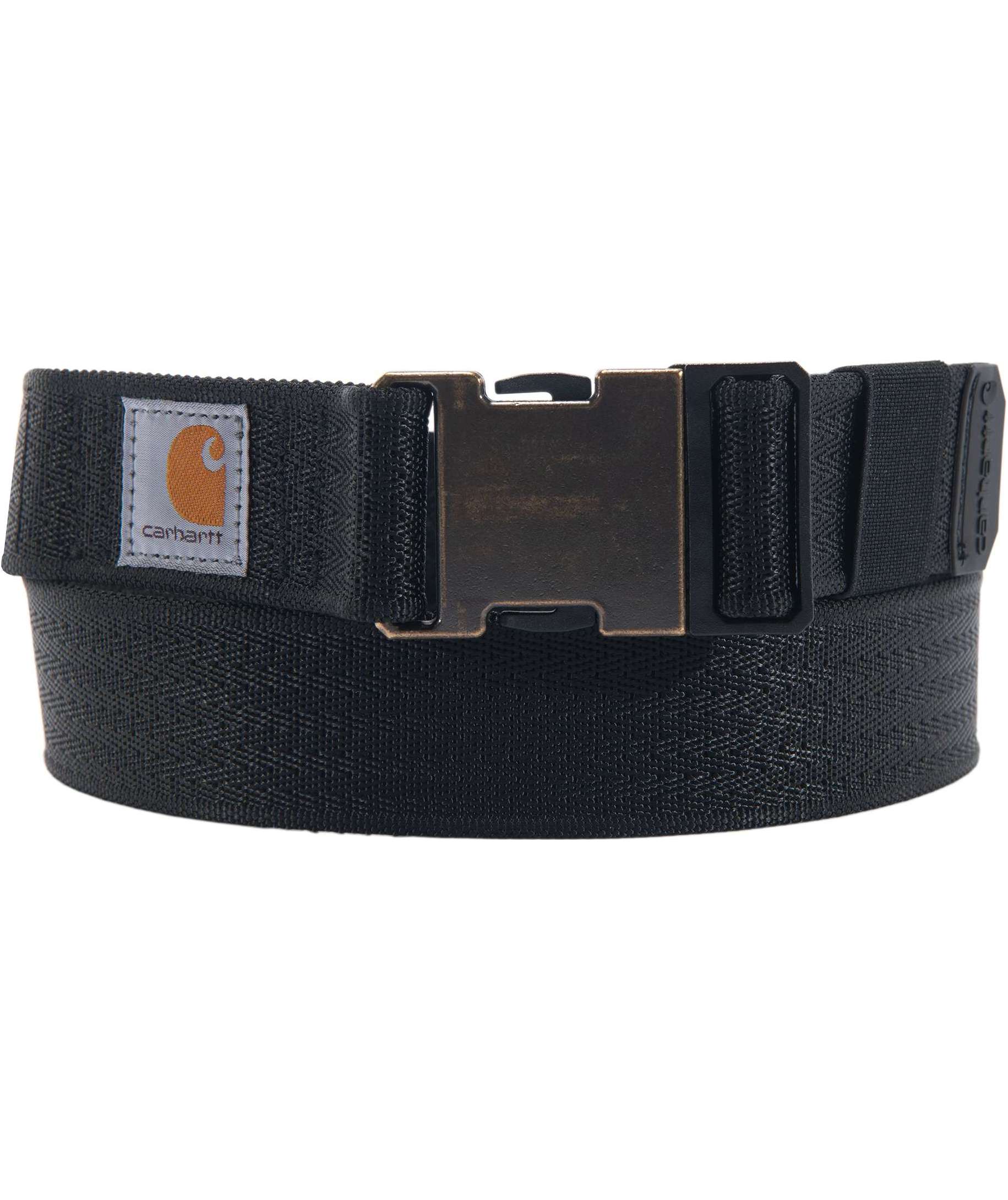 Carhartt Webbing b&aelig;lte, Black