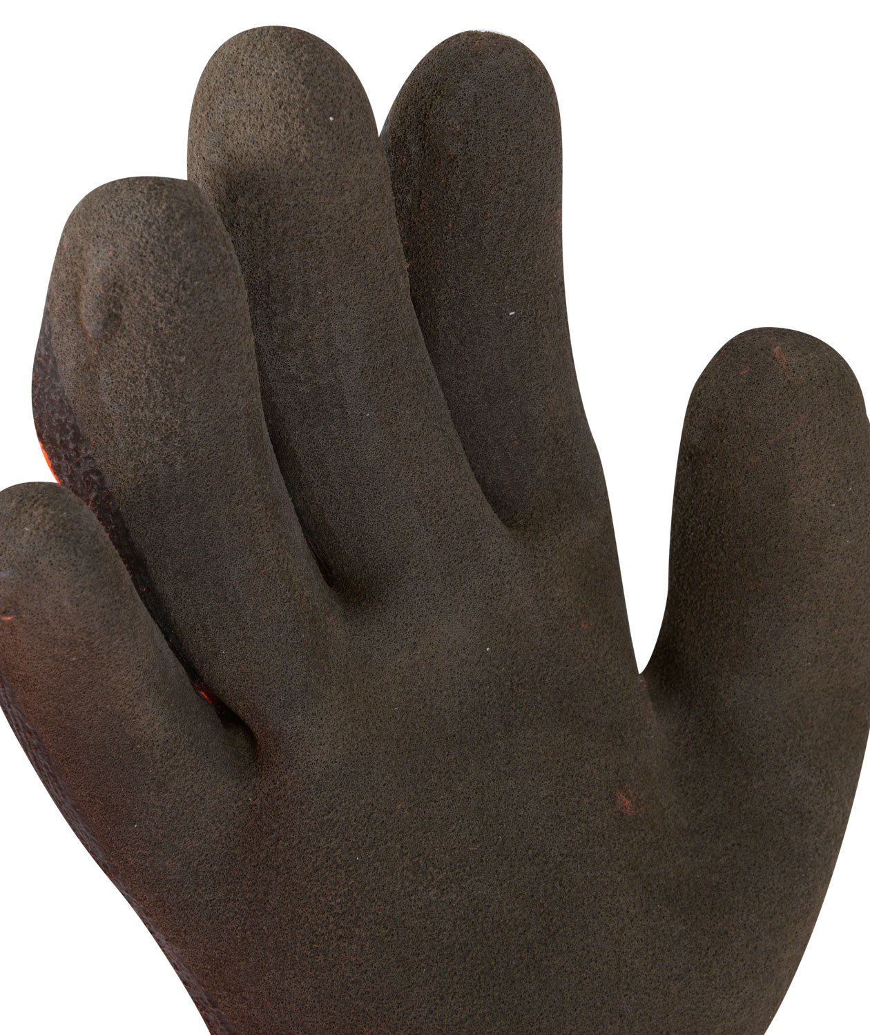 OX-ON PowerGrab Thermo work gloves, Orange/Black, large image number 2