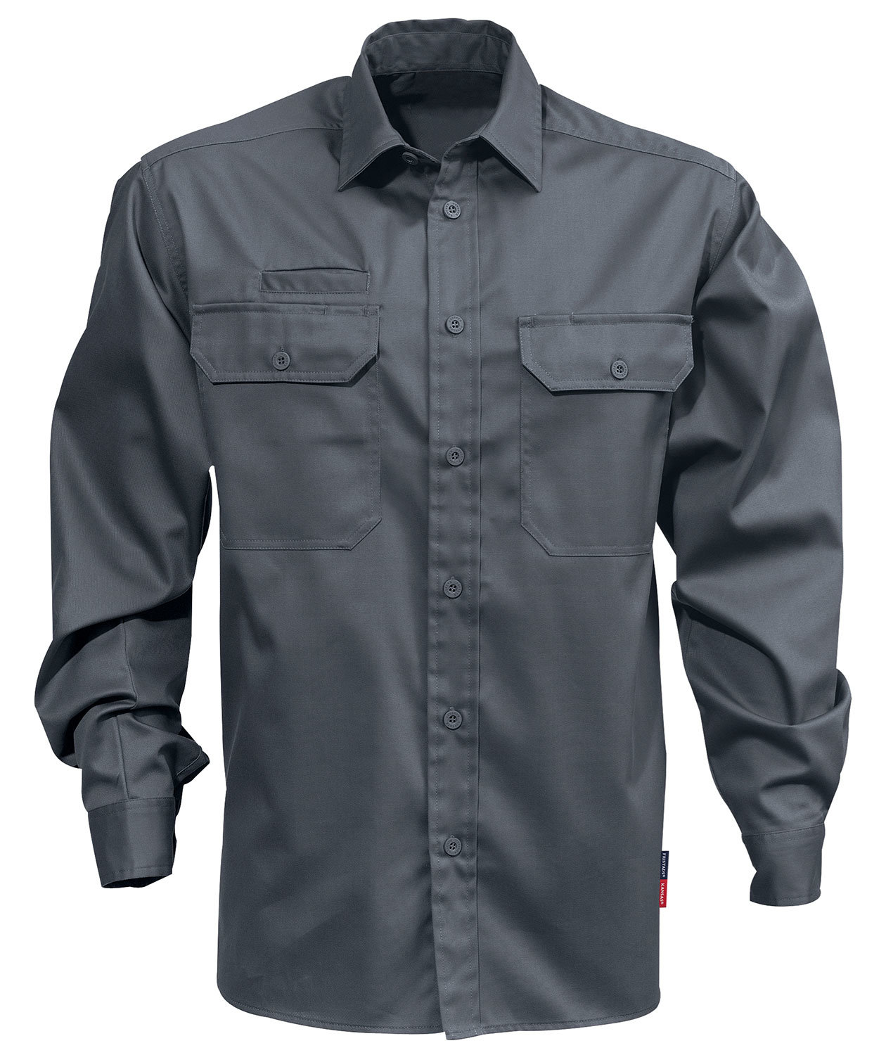 Kansas arbejdsskjorte, M&oslash;rkegr&aring;