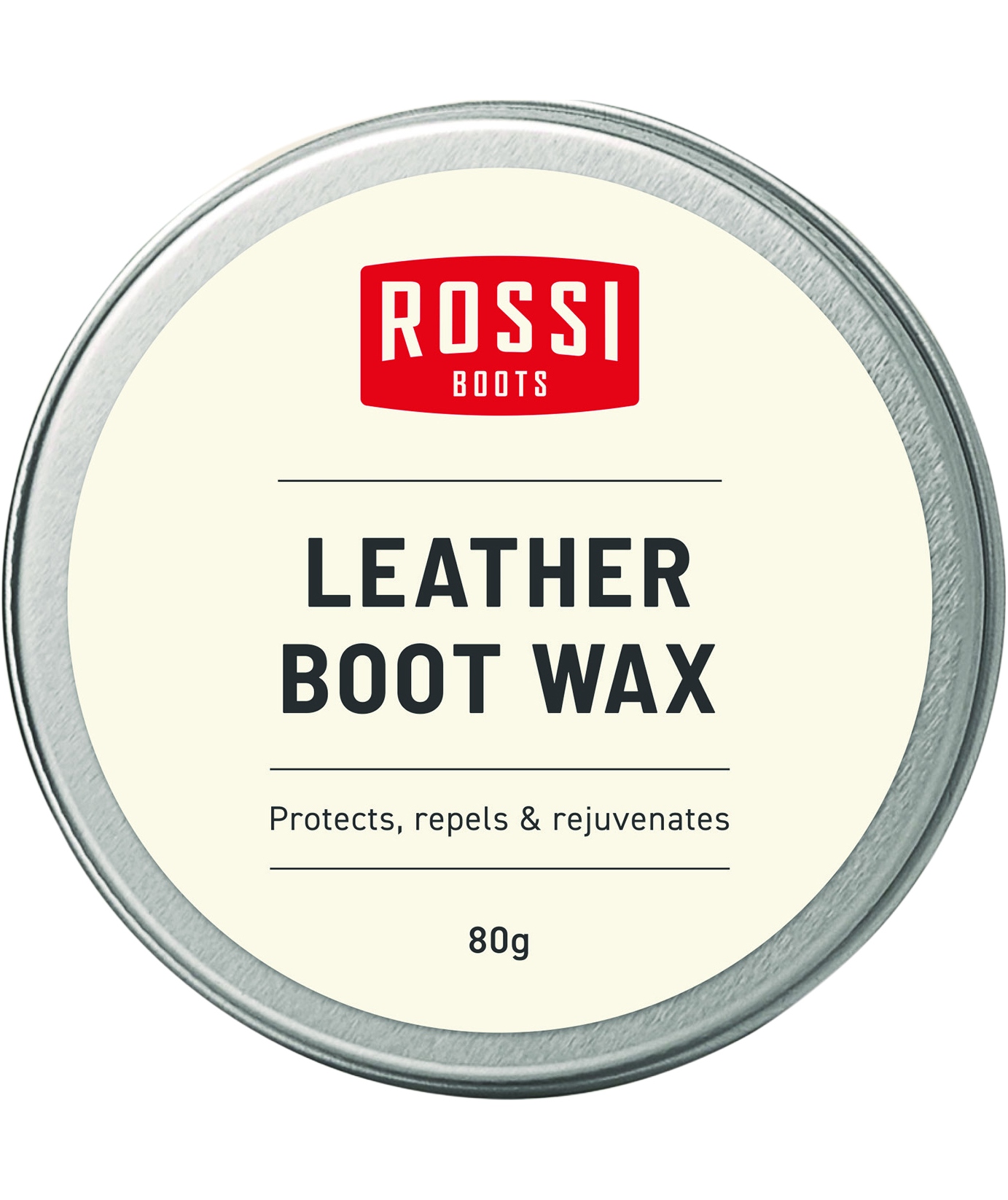 Rossi 80g All Weather boot wax, Transparent