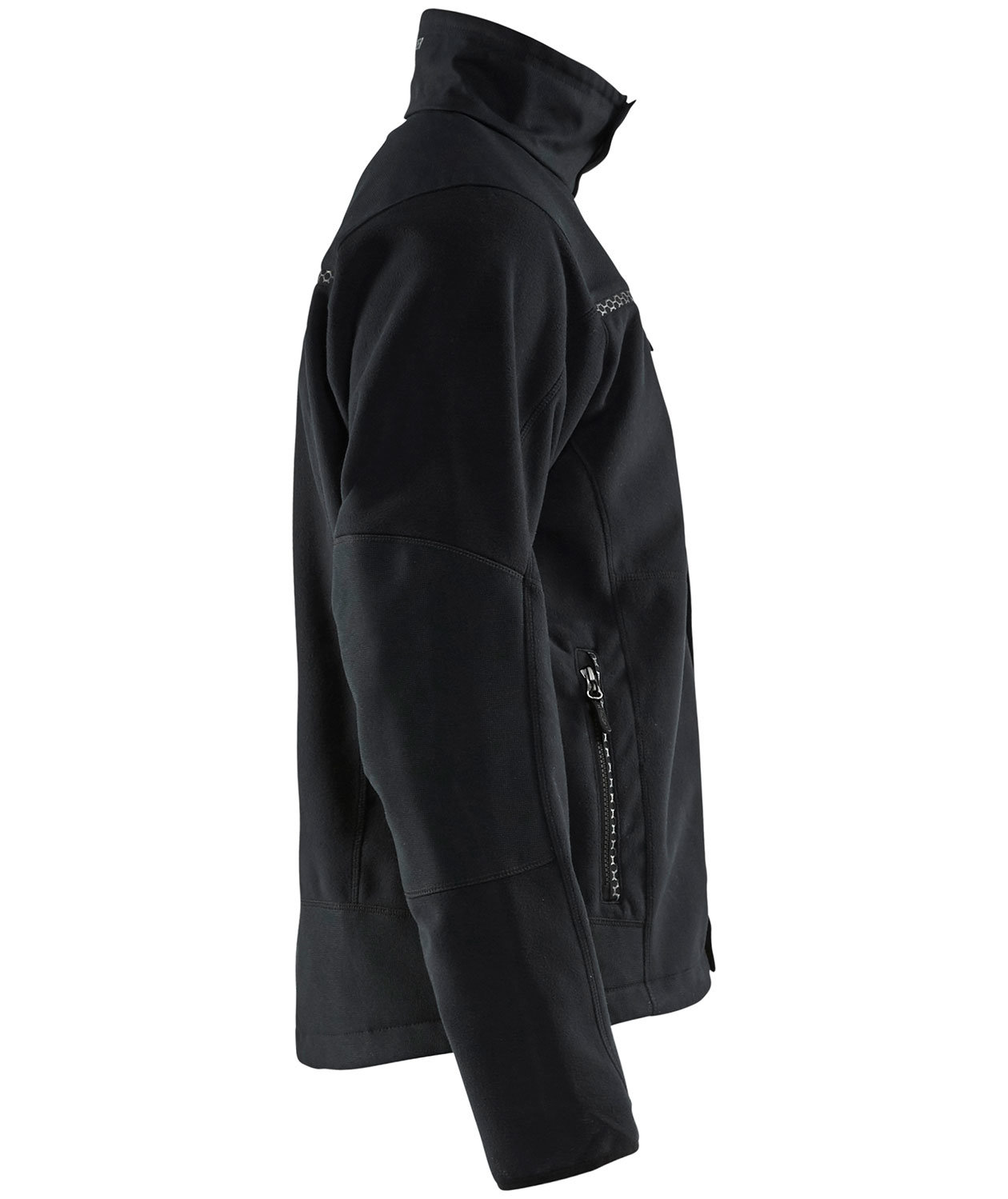 Bl&aring;kl&auml;der fleecejakke, Svart