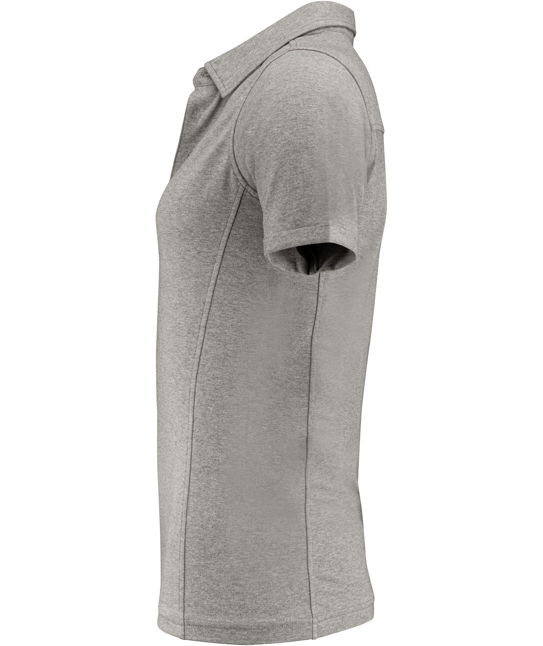 J. Harvest Sportswear American dame polo T-shirt, Grey melange , large image number 3