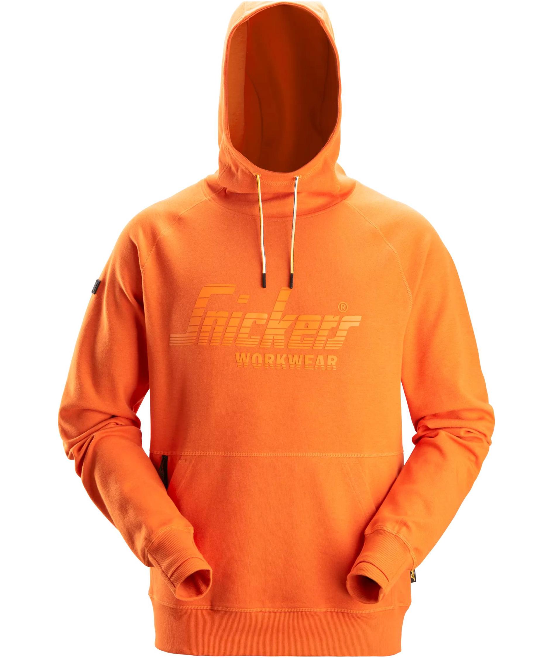 Snickers logo hettegenser 2894, Warm Orange, Warm Orange, swatch