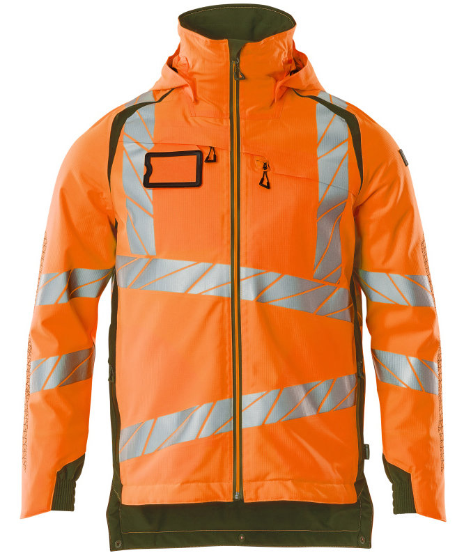 Mascot Accelerate Safe vinterjakke, Hi-vis Oransje/Mosgr&oslash;nn, Hi-vis Oransje/Mosgr&oslash;nn, swatch