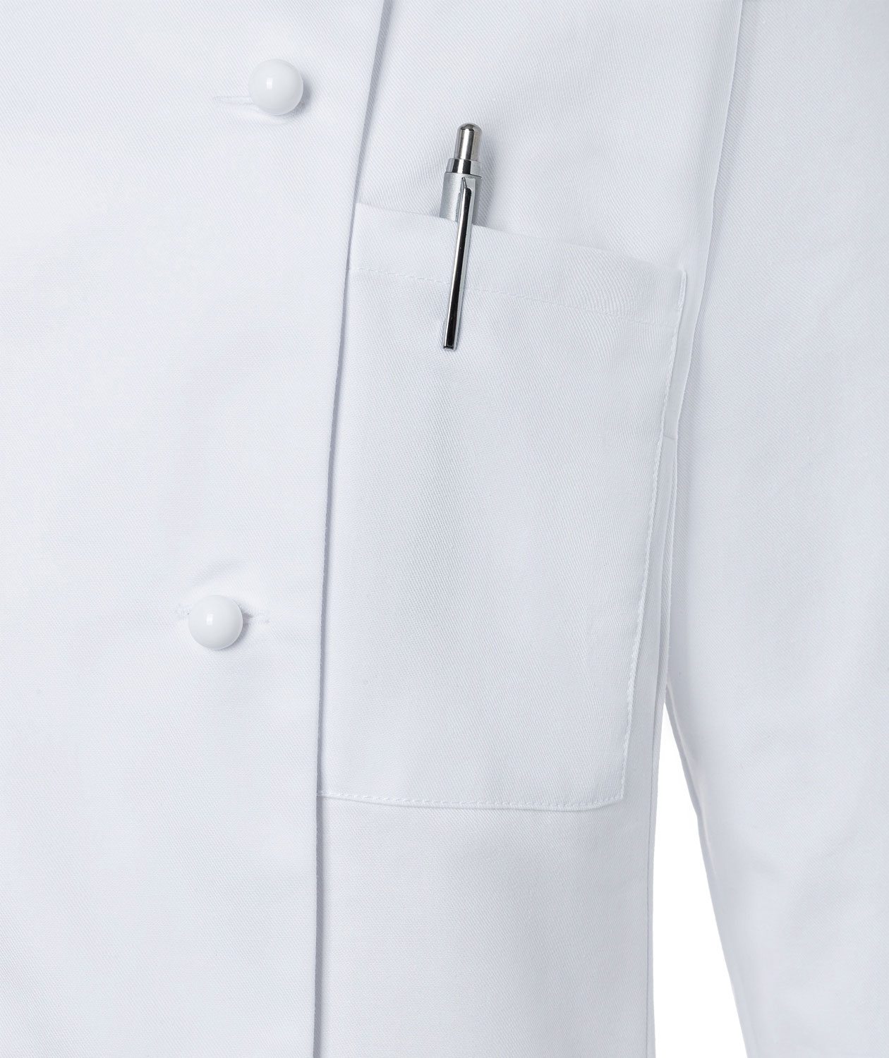 Karlowsky Agathe women's chefs jacket without buttons, White, large image number 5
