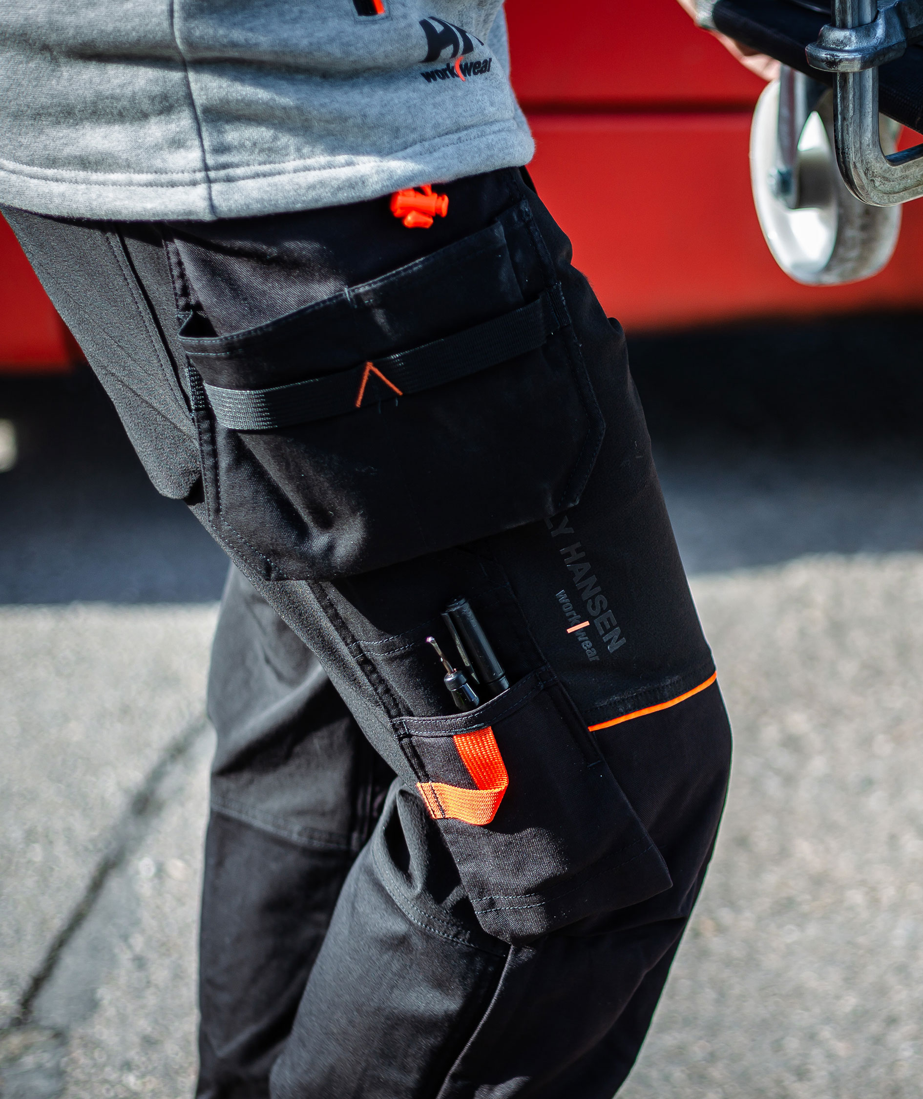 Helly Hansen Chelsea Evo. BRZ work trousers, Black, large image number 5