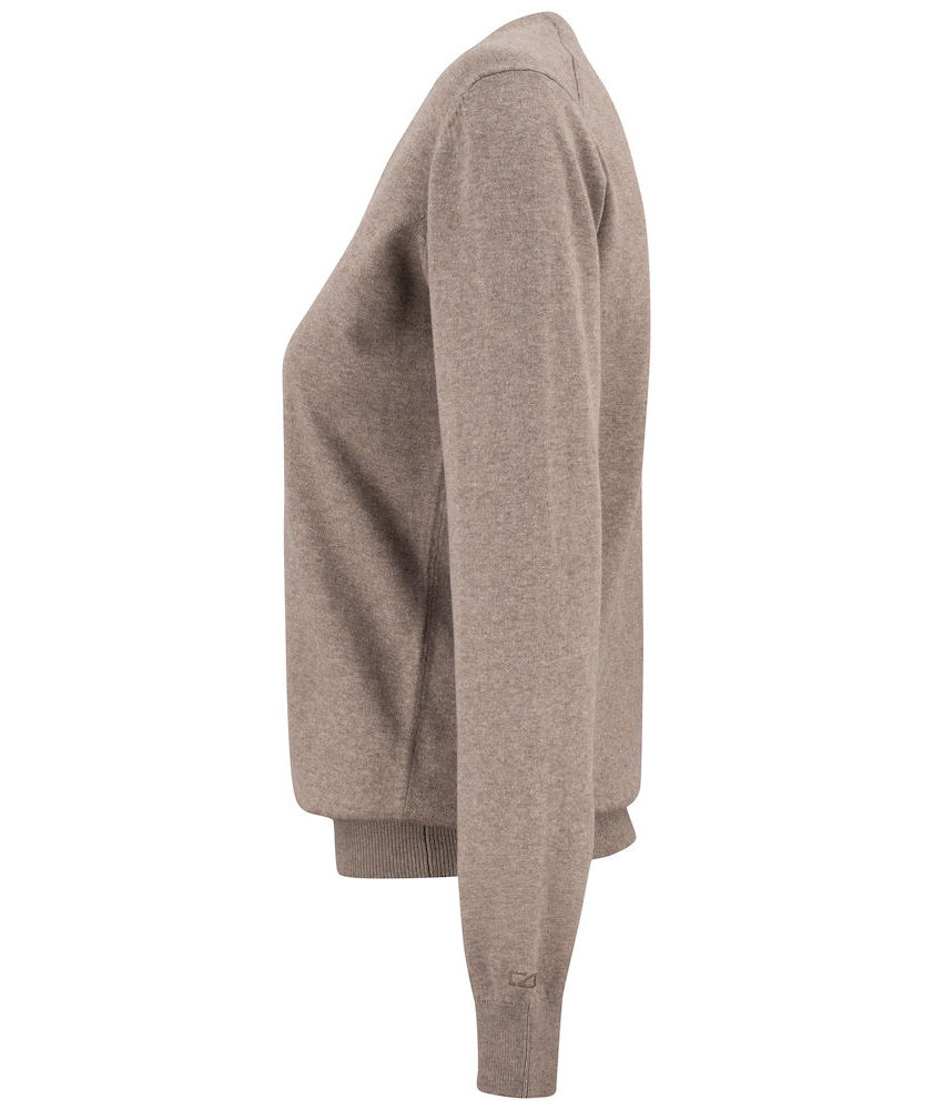 Cutter & Buck Oakville Crewneck dame, Nougat Melange, large image number 3