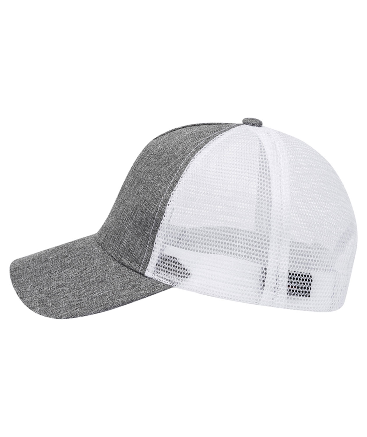 Karlowsky Trucker mesh cap, Grey Melange/White, Grey Melange/White, large image number 3