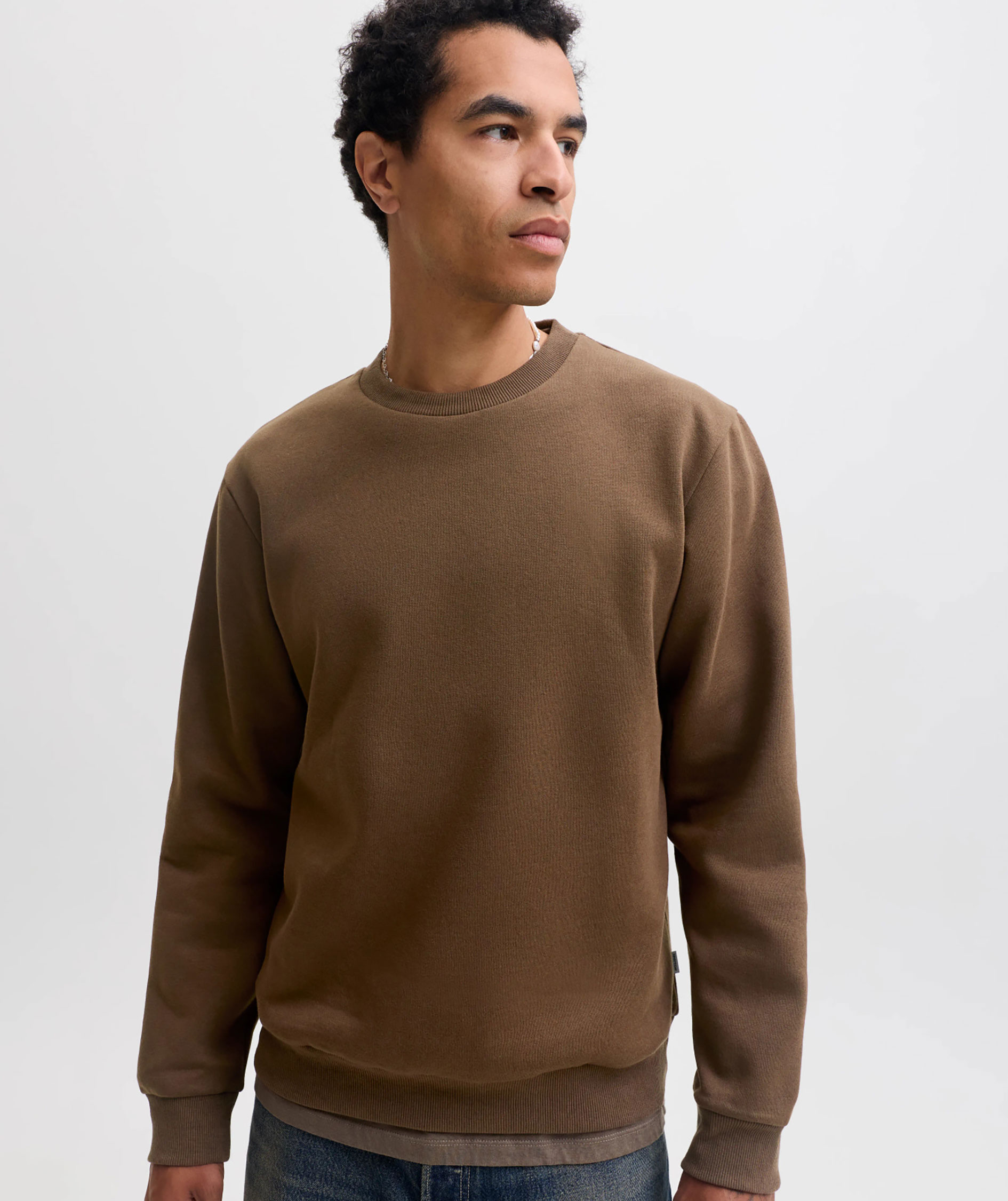 Jack & Jones JJEBRADLEY sweatshirt, Cocoa, large image number 6