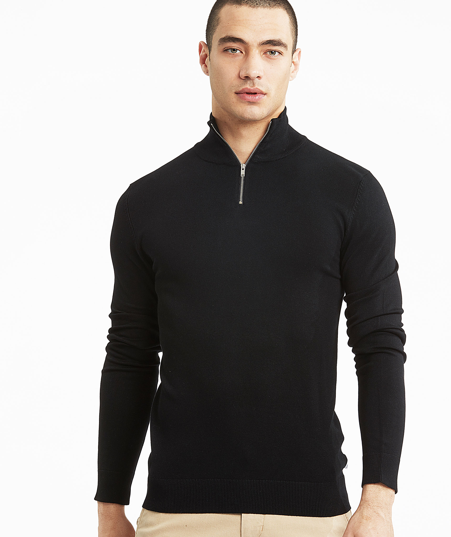 Lindbergh strikket genser, Black, Black, large image number 4