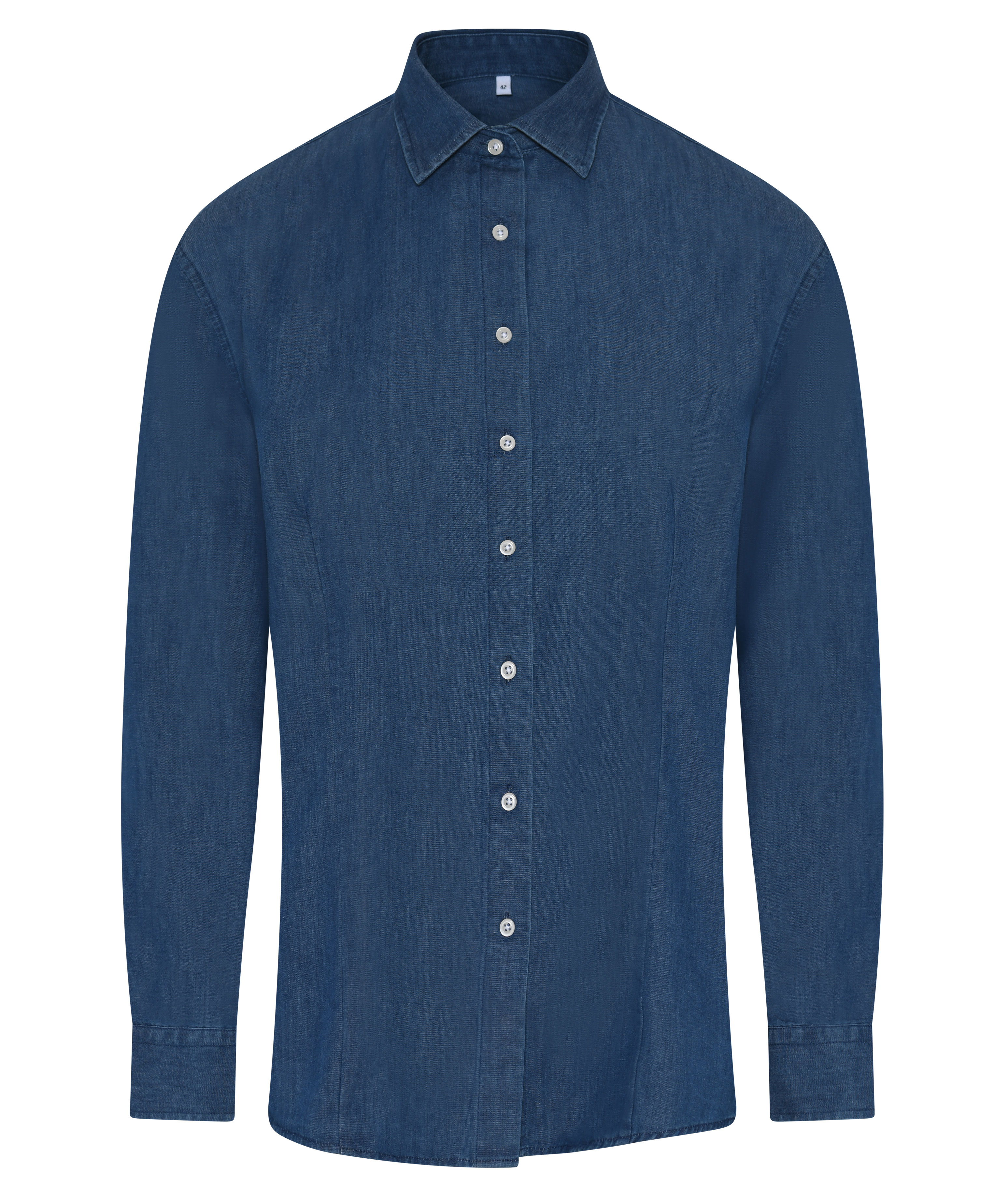 Angli Chambray Classic Damen Hemd, Blau