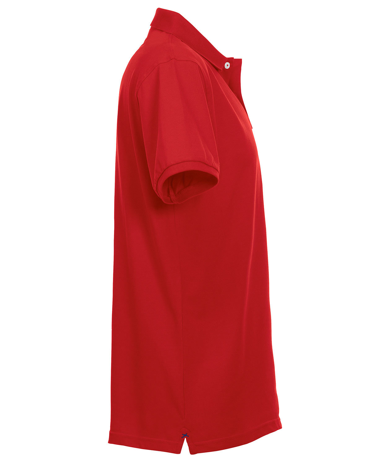 Clique Premium polo shirt, Red, large image number 3