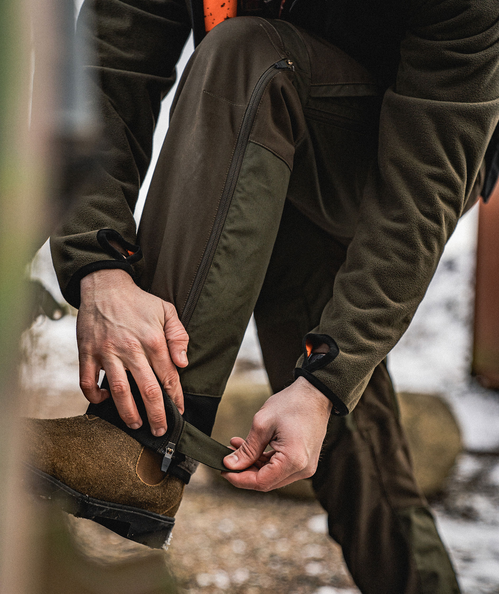 Seeland Hemlock byxa, Pine green/Grizzly brown, large image number 3