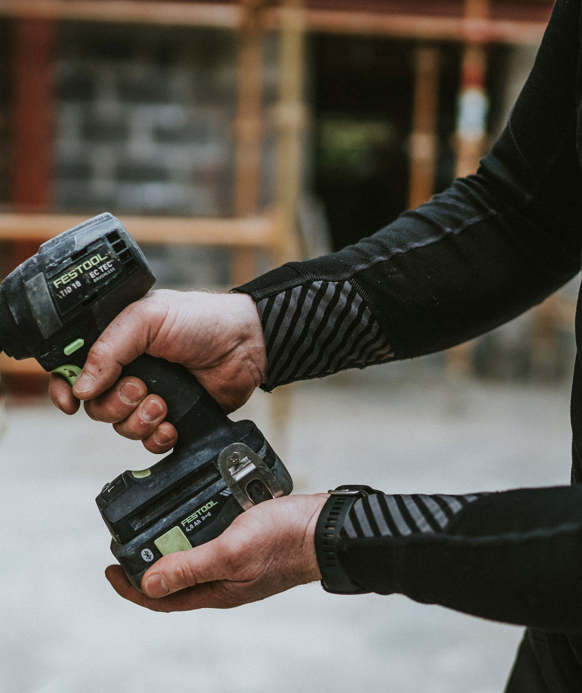 Helly Hansen Lifa half zip undershirt with merino wool, Black, large image number 2