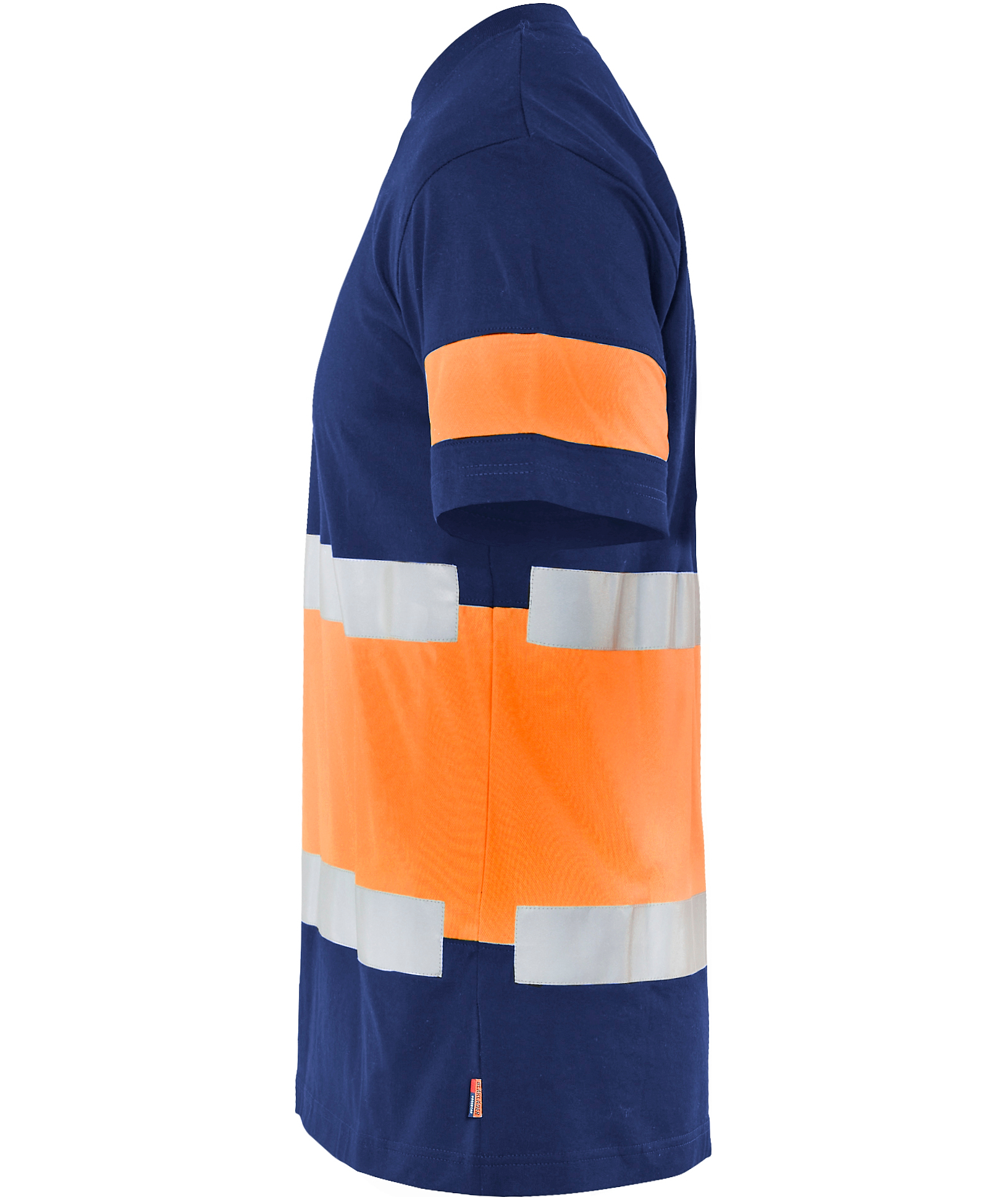 Bl&aring;kl&auml;der T-shirt, Marine/Hi-Vis Orange, large image number 3