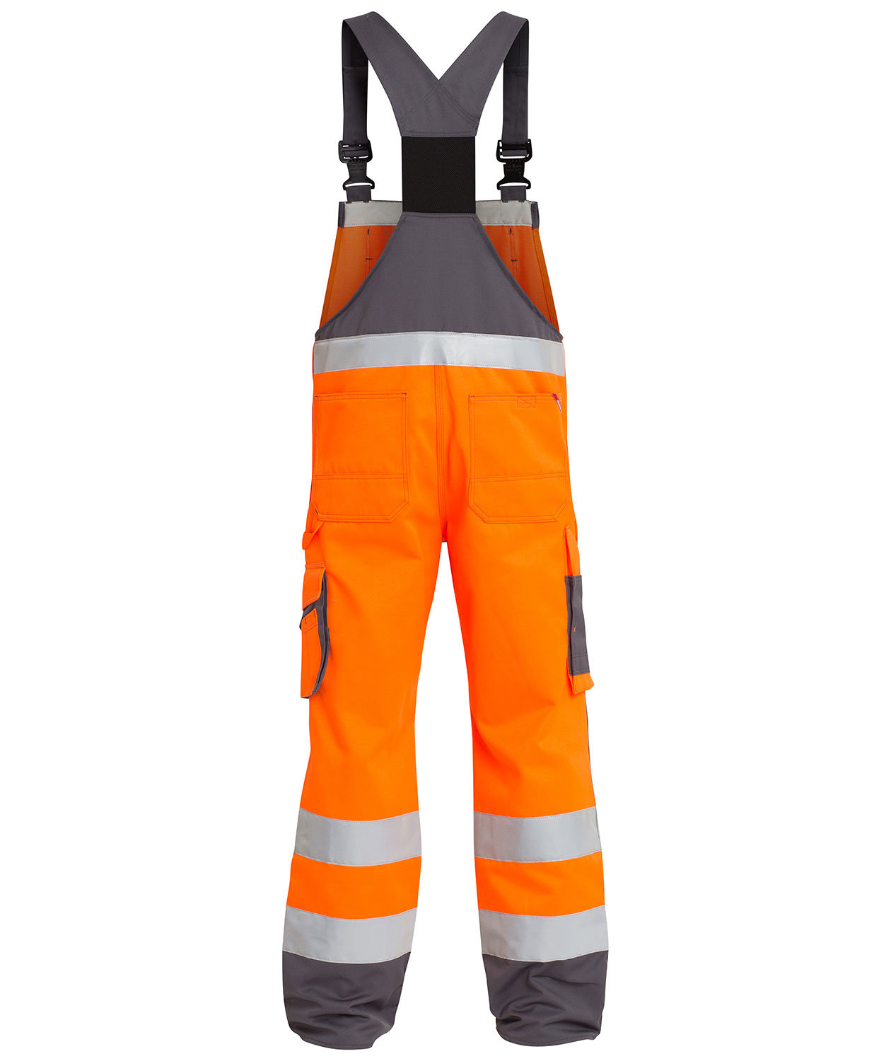 Engel arbetsh&auml;ngselbyxa, Varsel orange/Gr&aring;