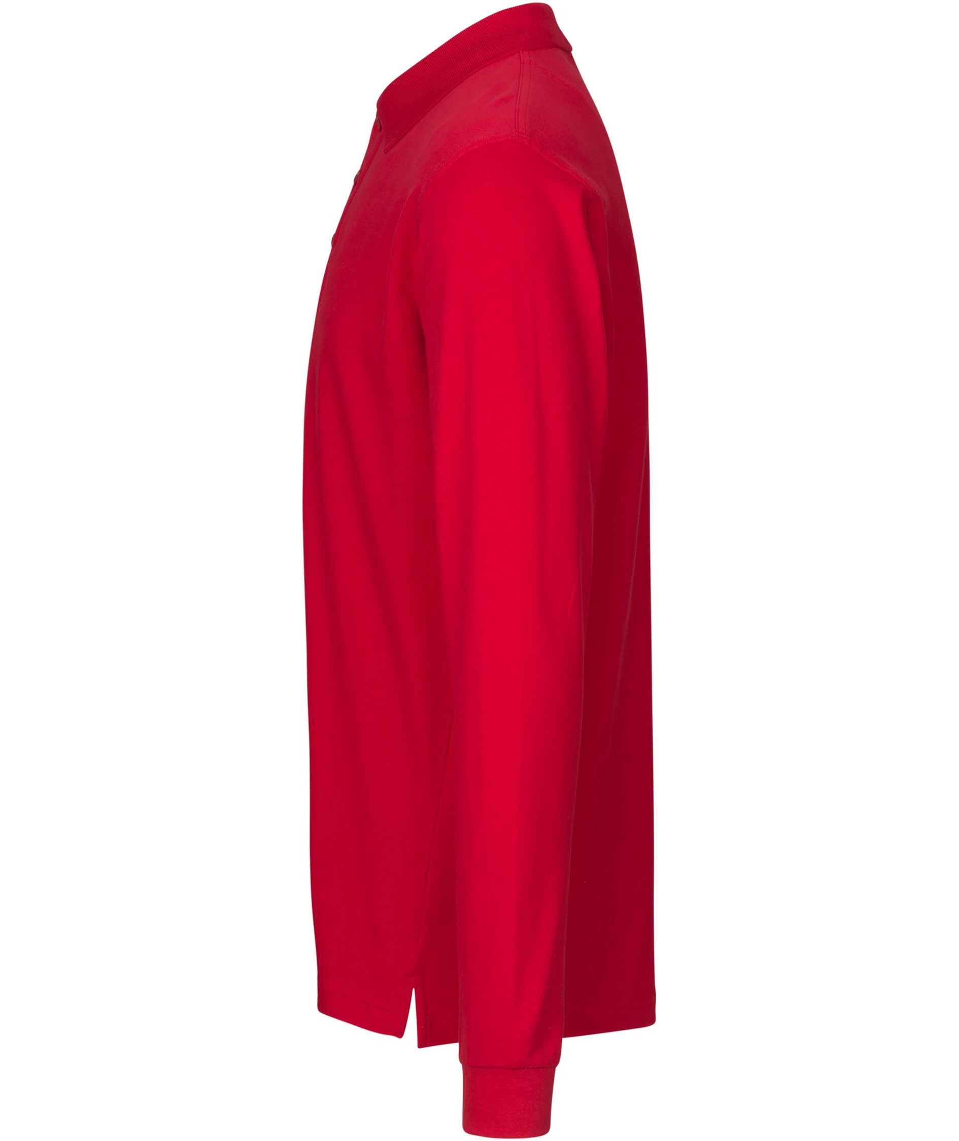 ID lang&aelig;rmet Polo T-shirt med stretch, R&oslash;d, large image number 2