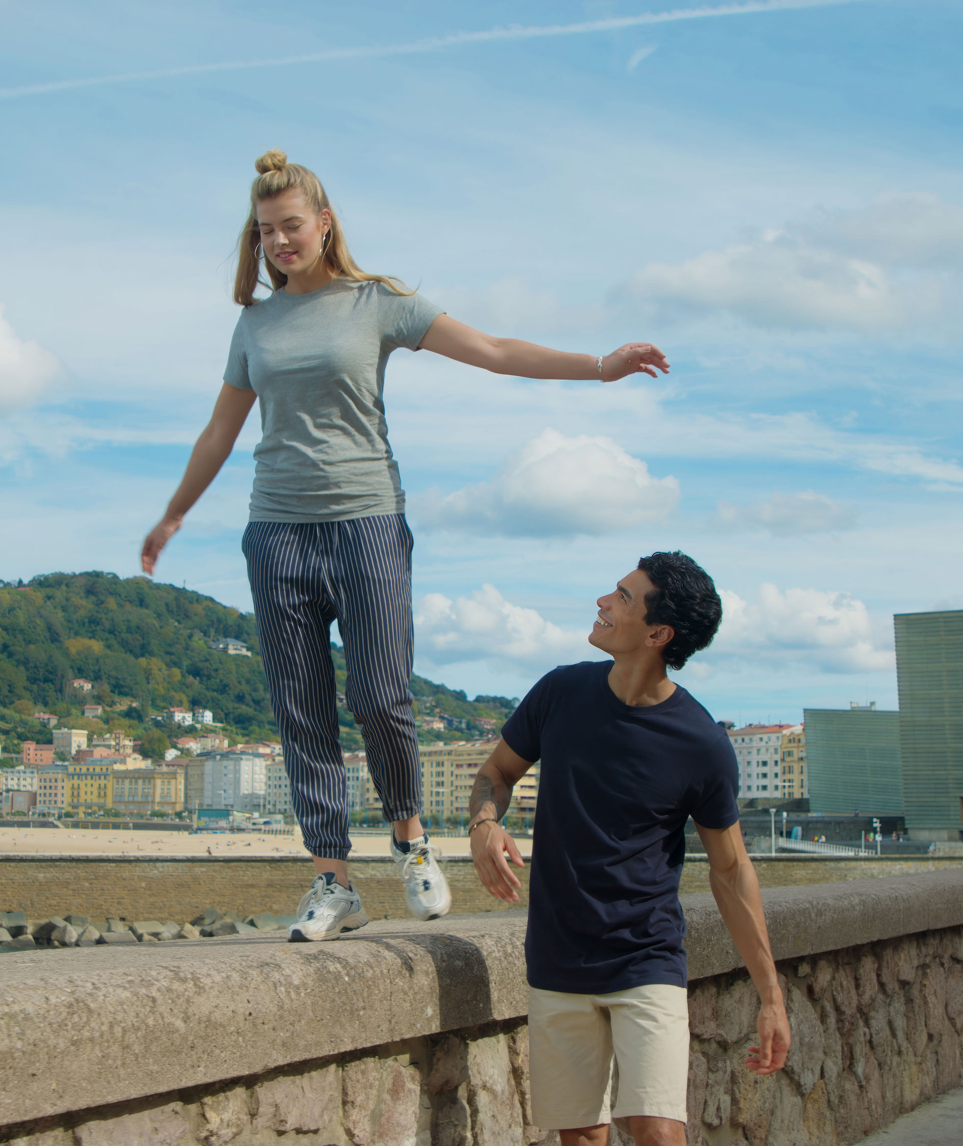 Clique Premium Long-T T-shirt, Gr&aring;melert