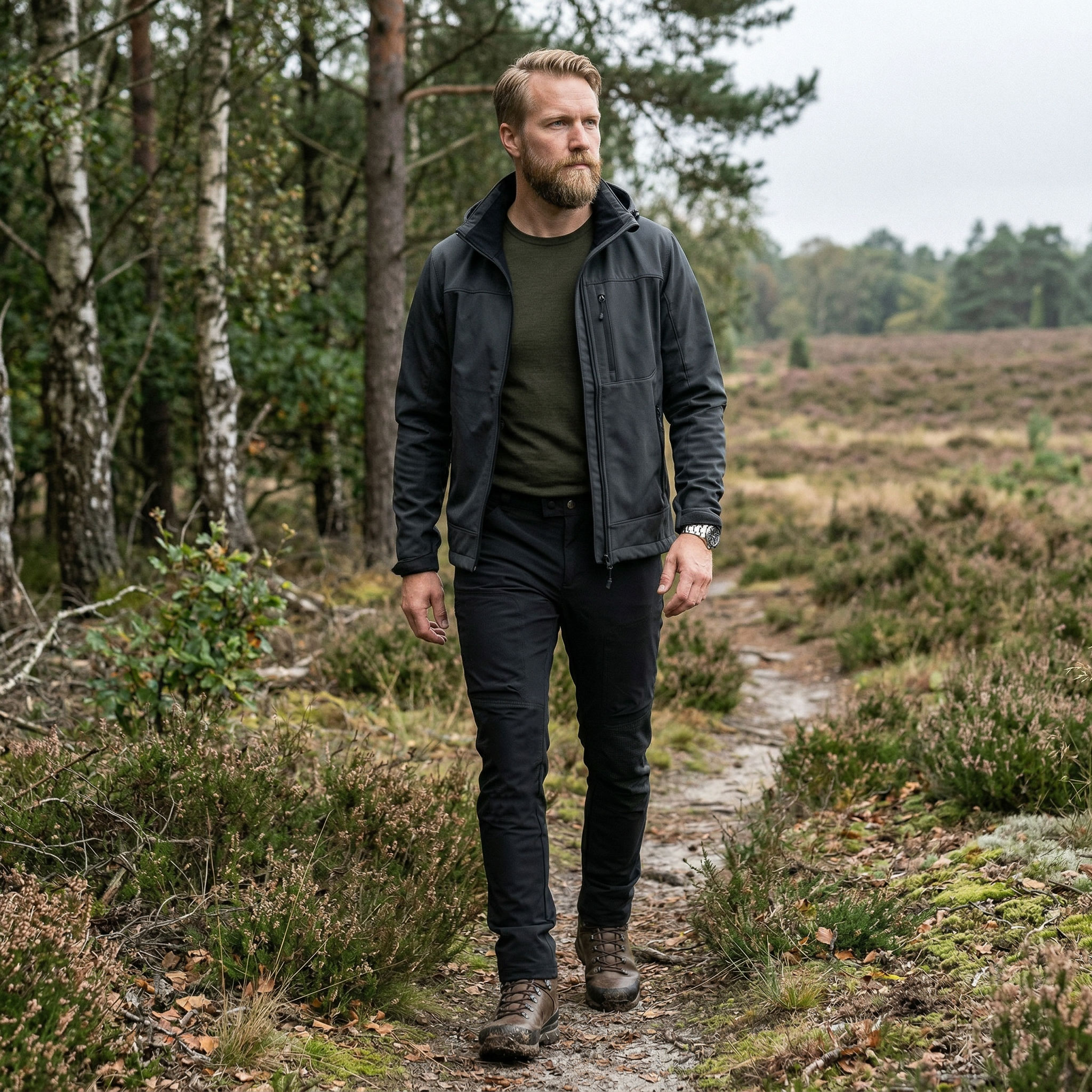 Pinewood Active Outdoor bukser, Black