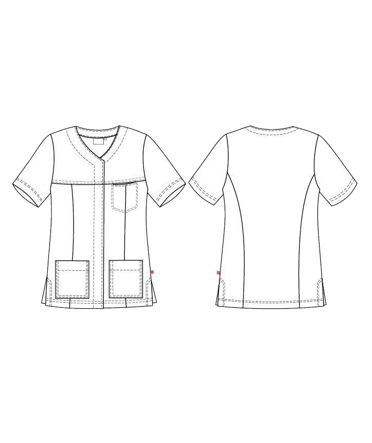 Segers stretch dame tunika, Gr&aring;, large image number 4