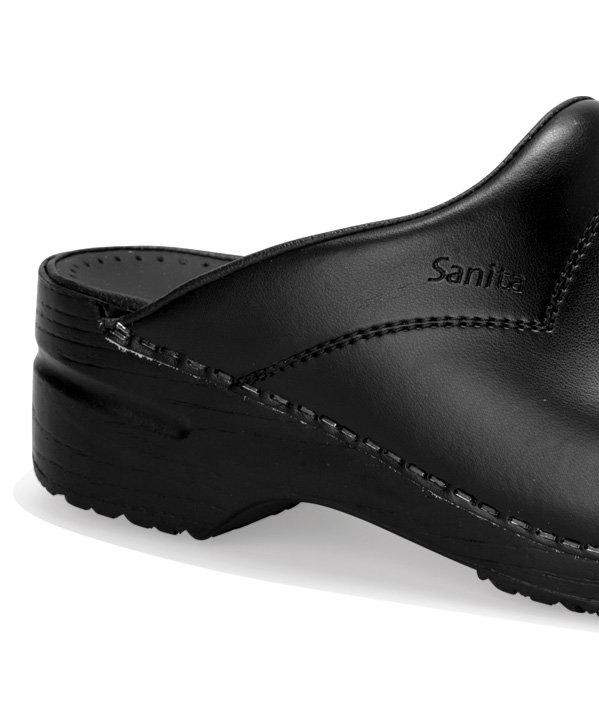 Sanita San Flex Clogs ohne Fersenkappe OB, Schwarz, large image number 2