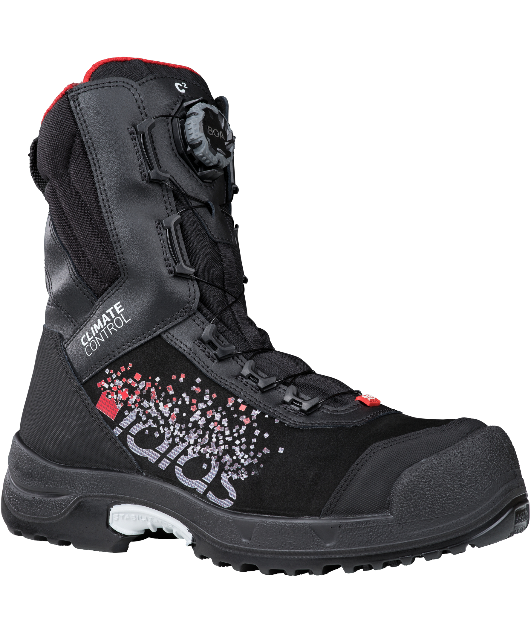 Jalas 2728 Zenit High vinter skyddsst&ouml;vlar S3S, Svart