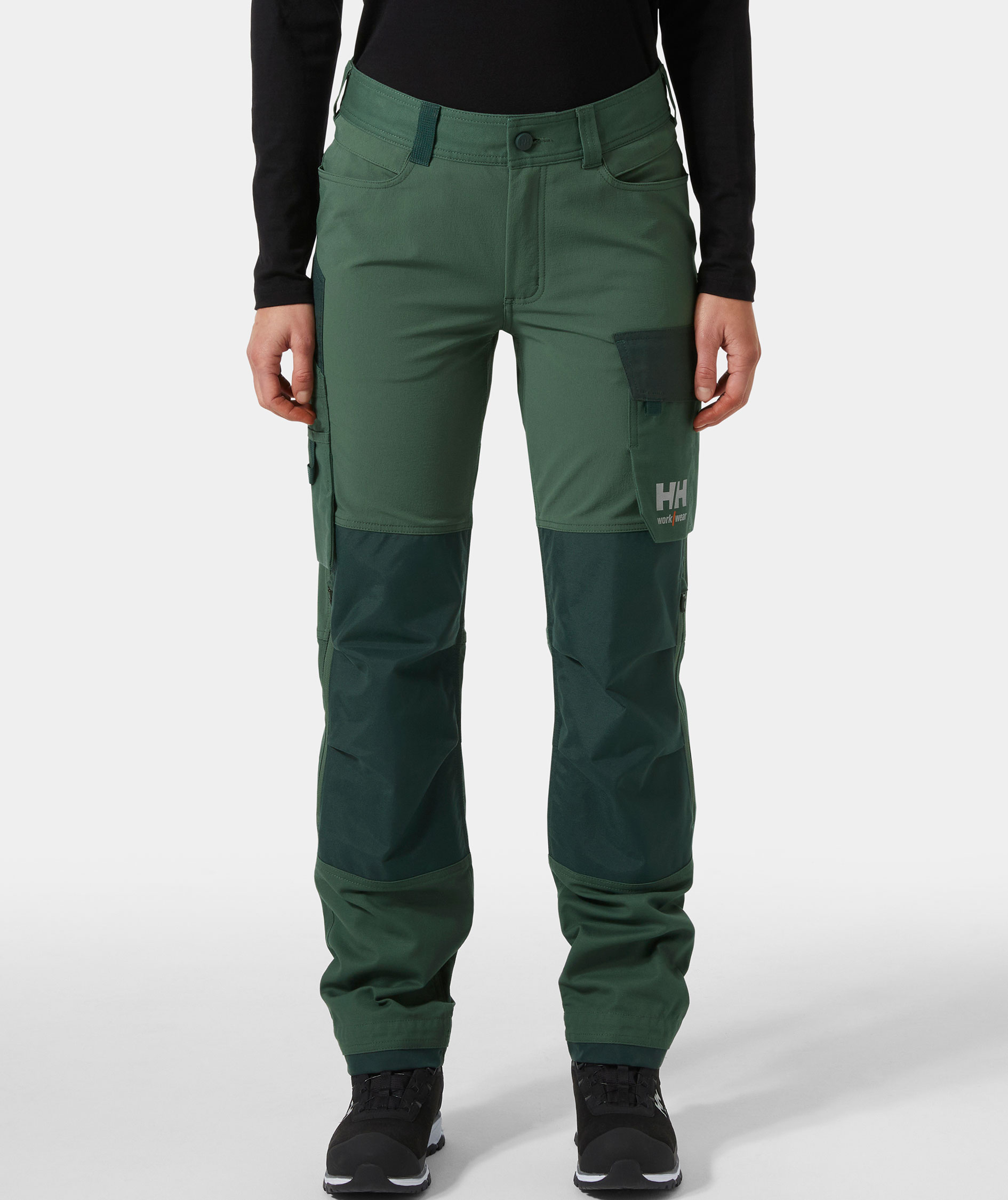 Helly Hansen Oxford 4X Connect&trade; women's work trousers full stretch, Spruce/Darkest Spruce, large image number 1