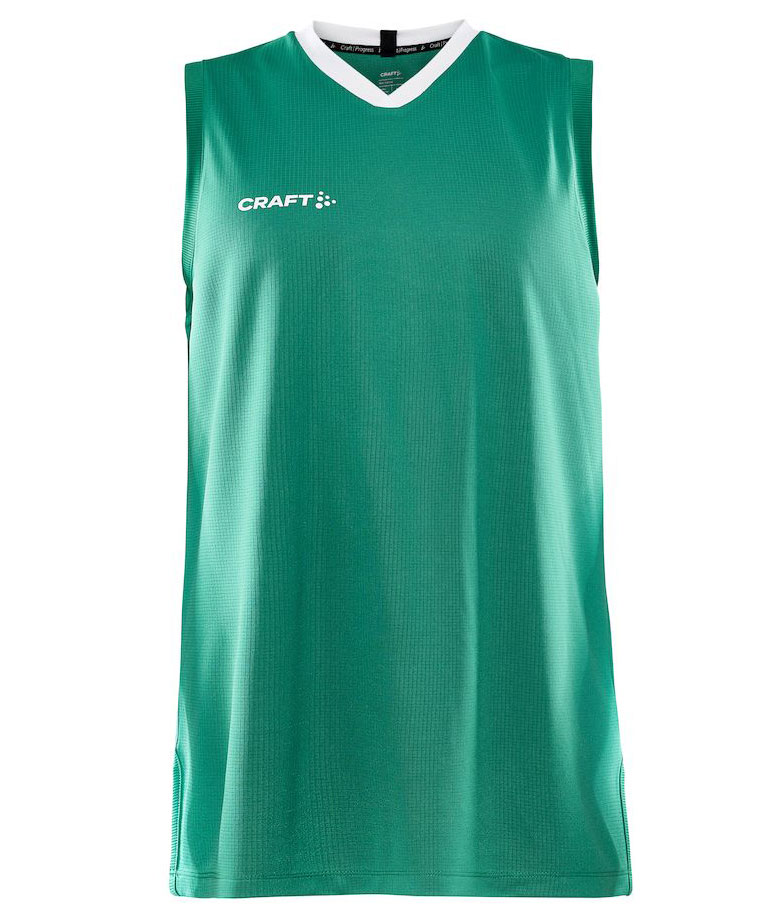Craft Progress Basket tank top, Team green