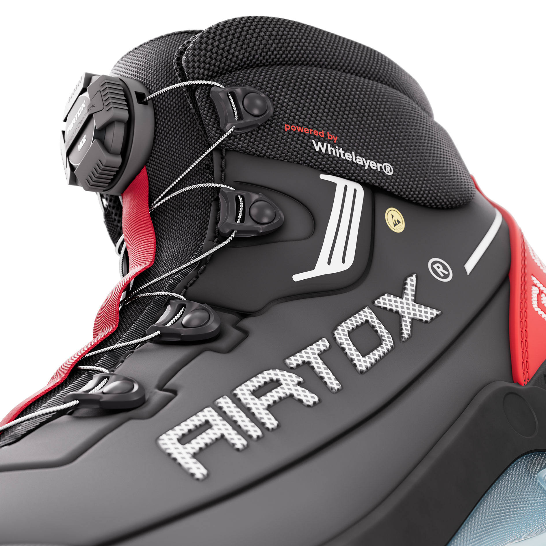 Airtox GL66 skyddsk&auml;ngor S3, Svart/R&ouml;d, large image number 6