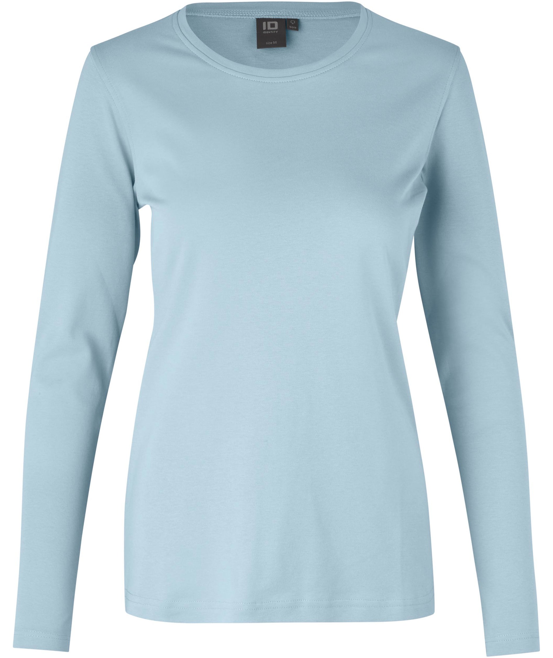 ID Identity Interlock l&aring;ng&auml;rmad T-shirt dam, Light blue, Light blue, swatch