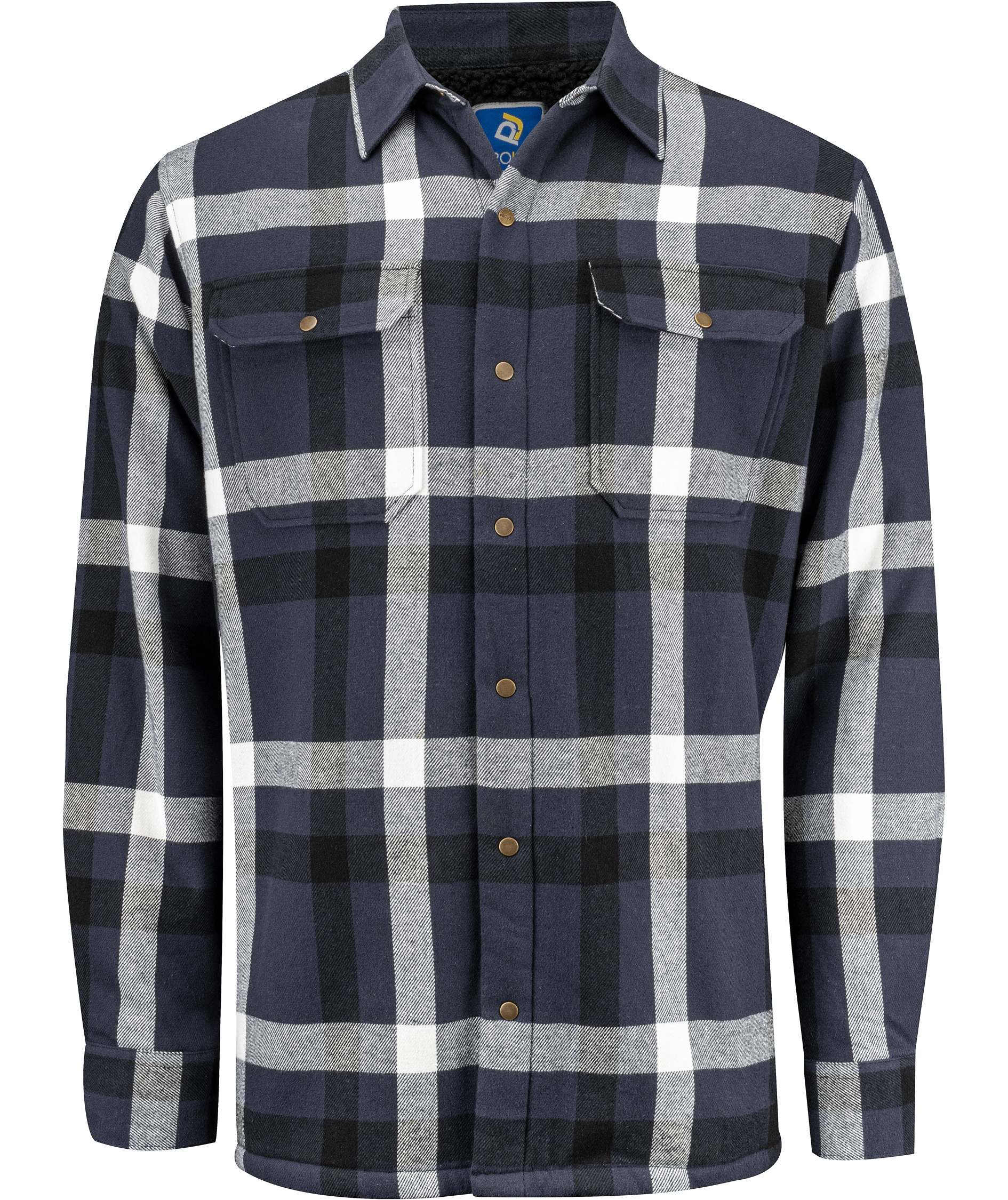 ProJob fodrad skogsarbetare skjorta, Navy