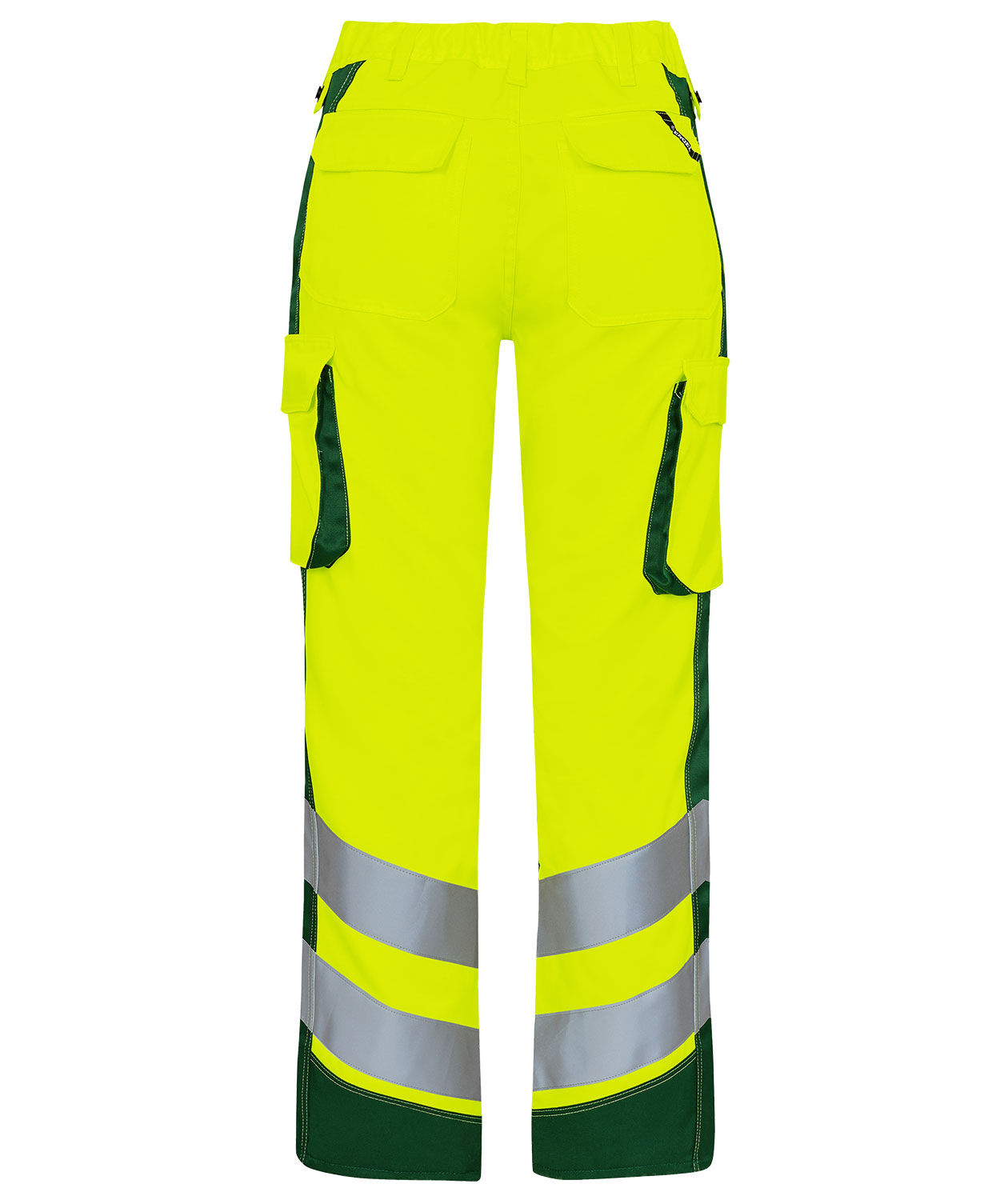 Engel Safety Light women's work trousers, Hi-vis yellow/Green