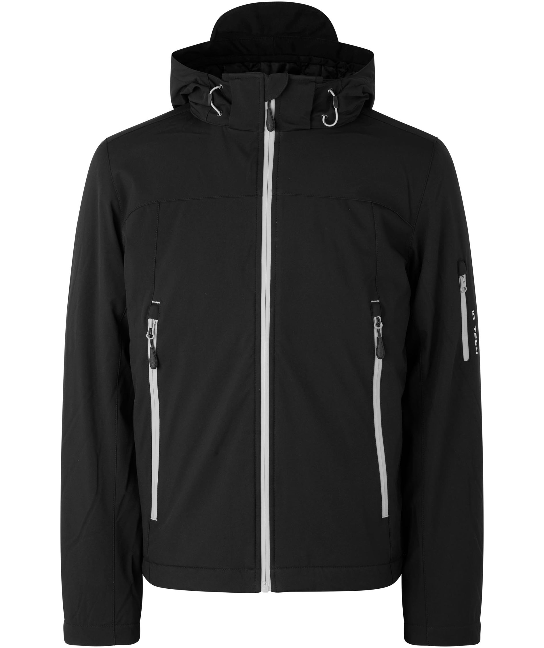 ID Winter Softshelljacke, Schwarz, Schwarz, swatch