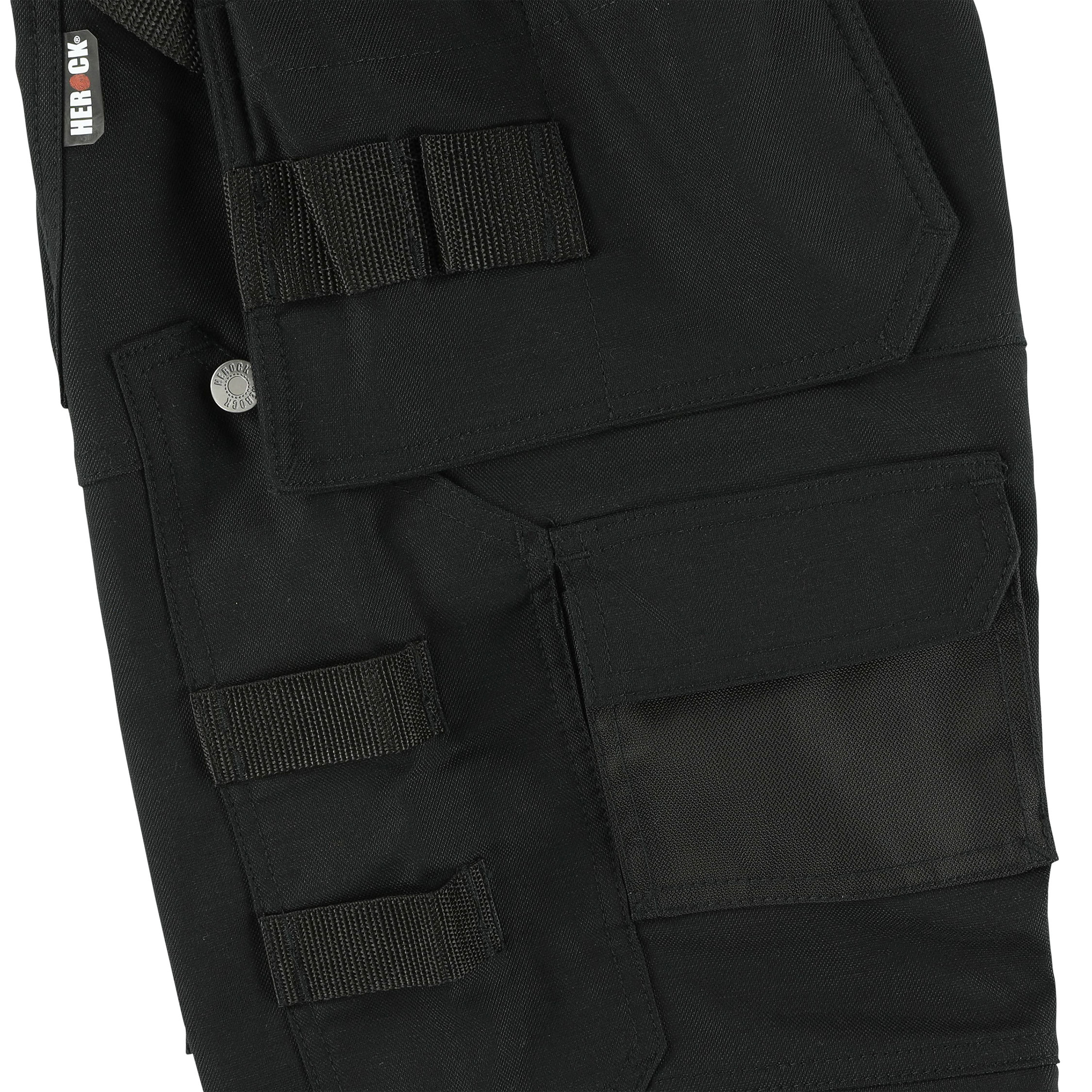 HEROCK Herocles craftsman trousers, Black, large image number 9