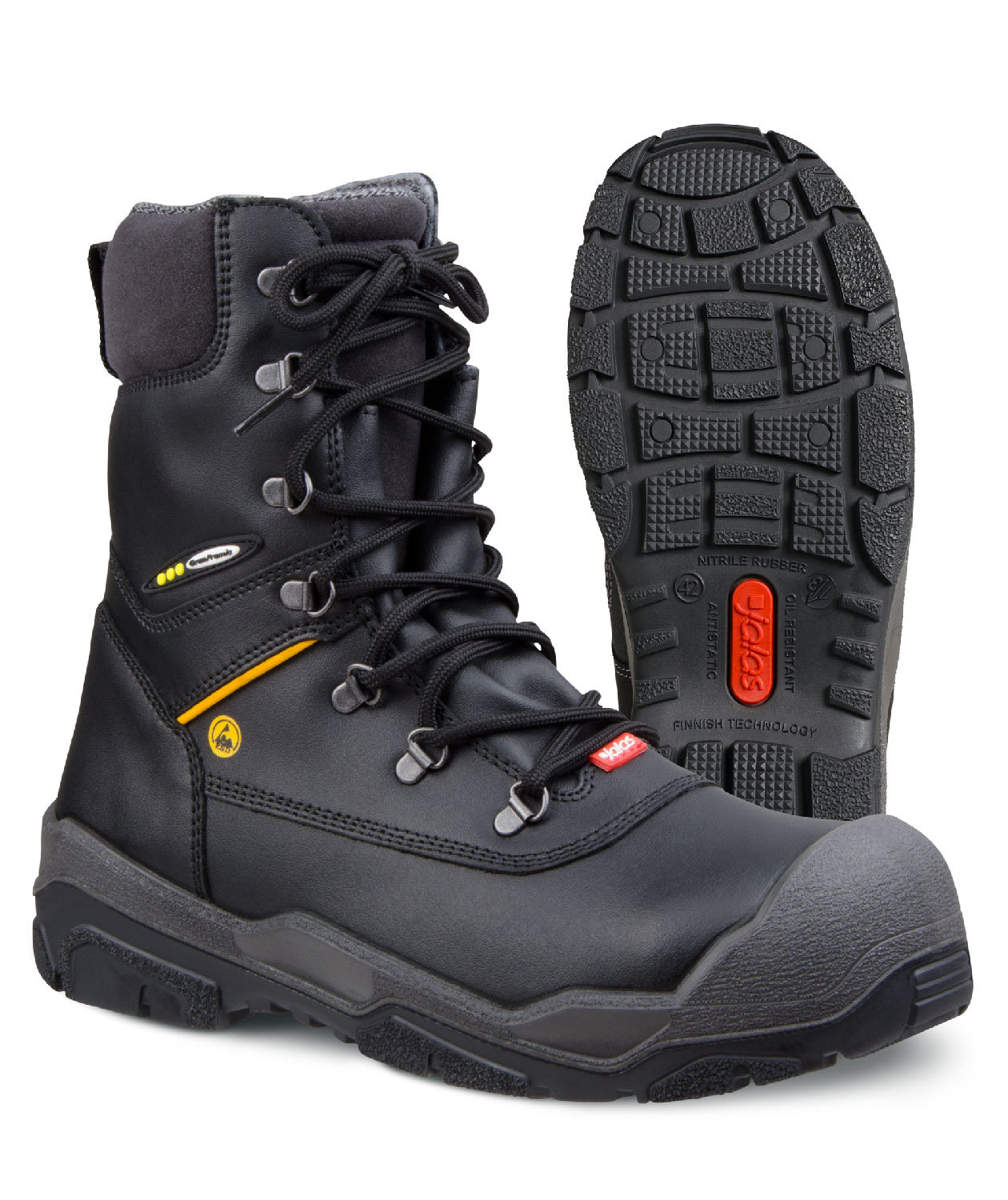 Jalas 1878 Off Road vinter sikkerhedsst&oslash;vler S3, Sort