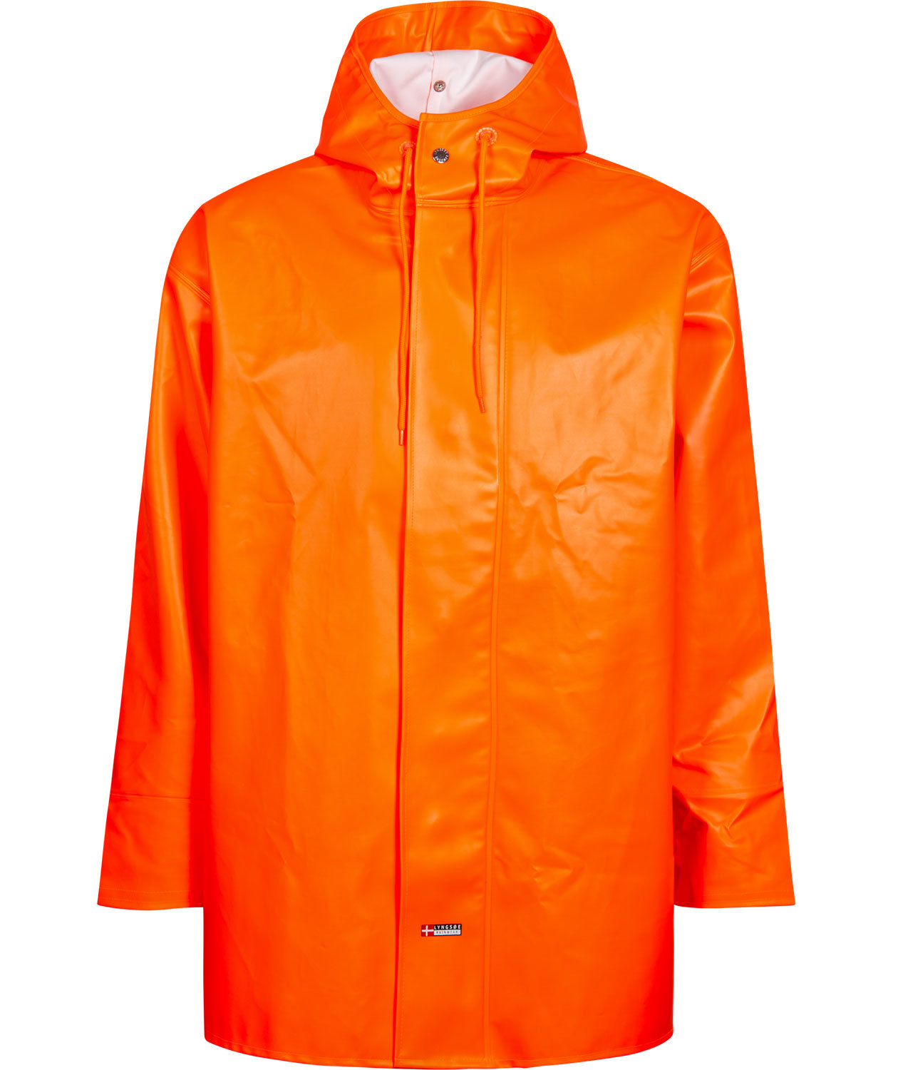 Lyngs&oslash;e PVC regnjakke, Hi-vis Orange