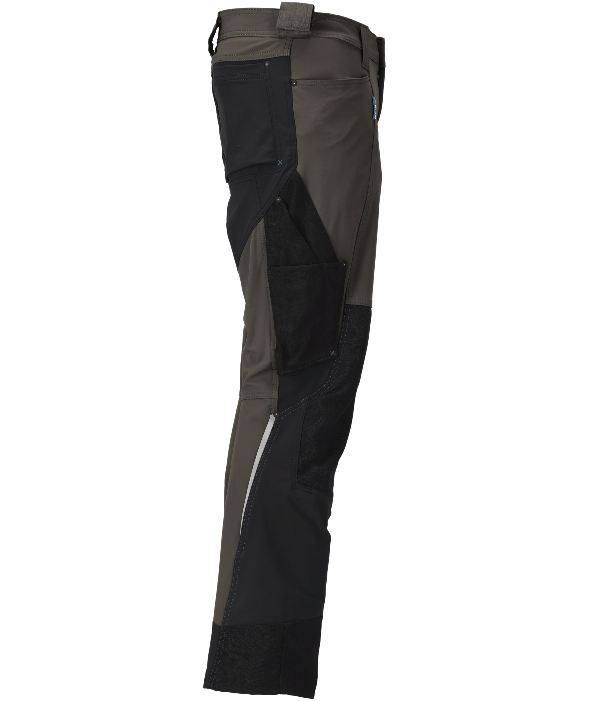 Mascot Advanced Arbeitshose full stretch, Dunkel Anthrazit/Schwarz, large image number 2