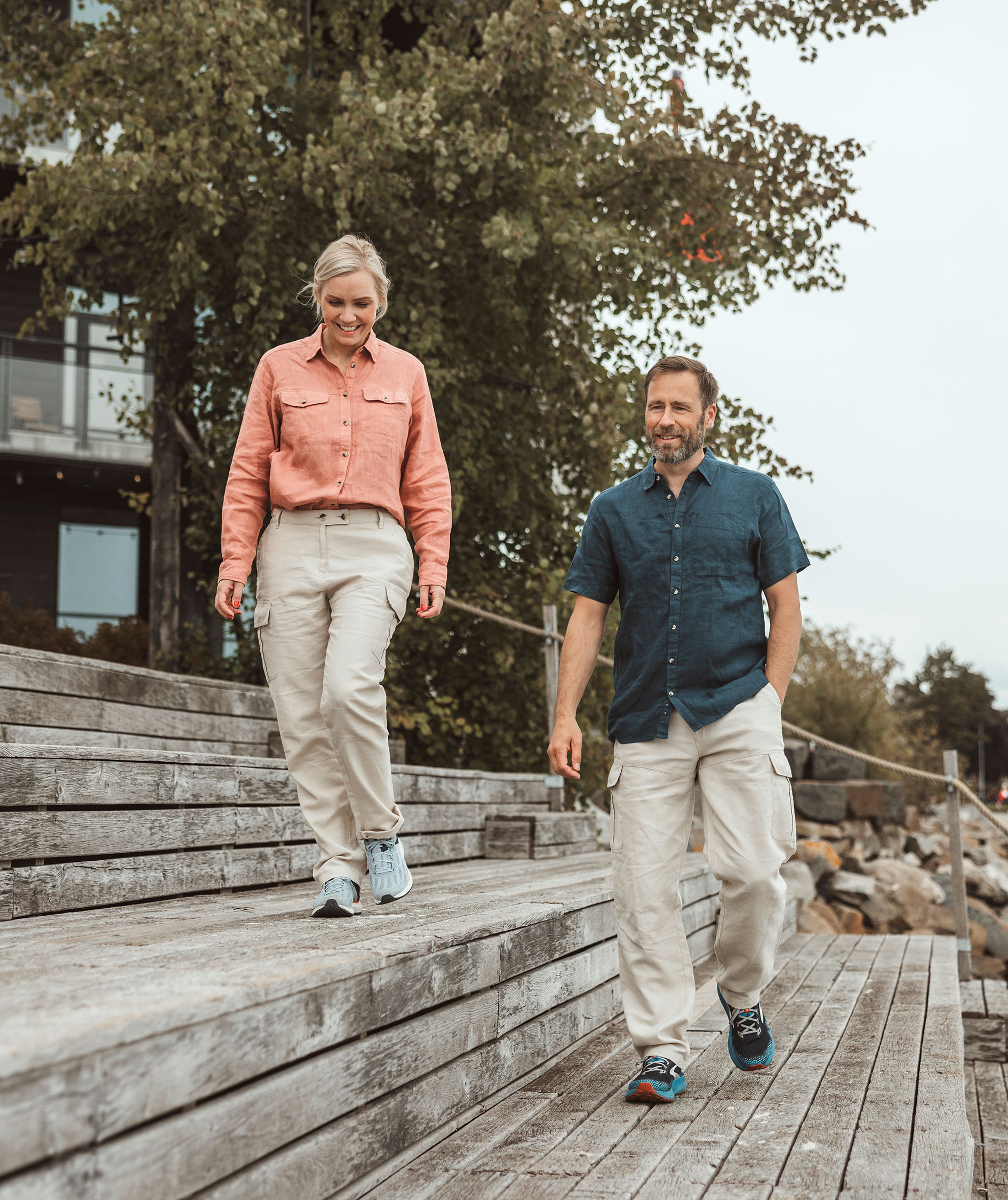 Pinewood V&auml;rnamo NatureSafe dame h&oslash;rskjorte, Brick Pink, large image number 2