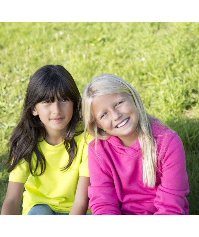 Clique Basic T-shirt barn, Varselgr&ouml;n
