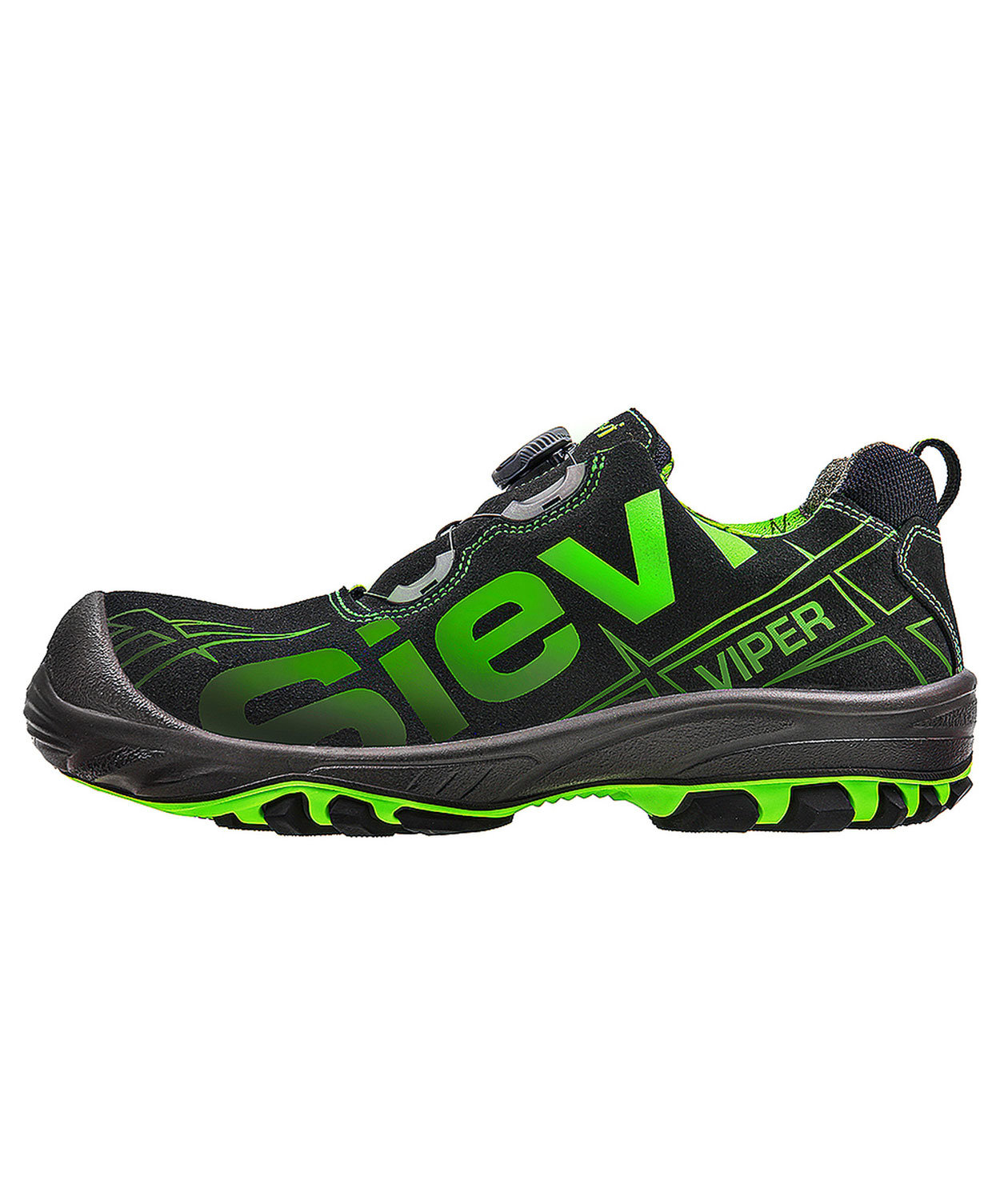 Sievi Viper Roller+ women's safety shoes S3, Black/Green, large image number 0