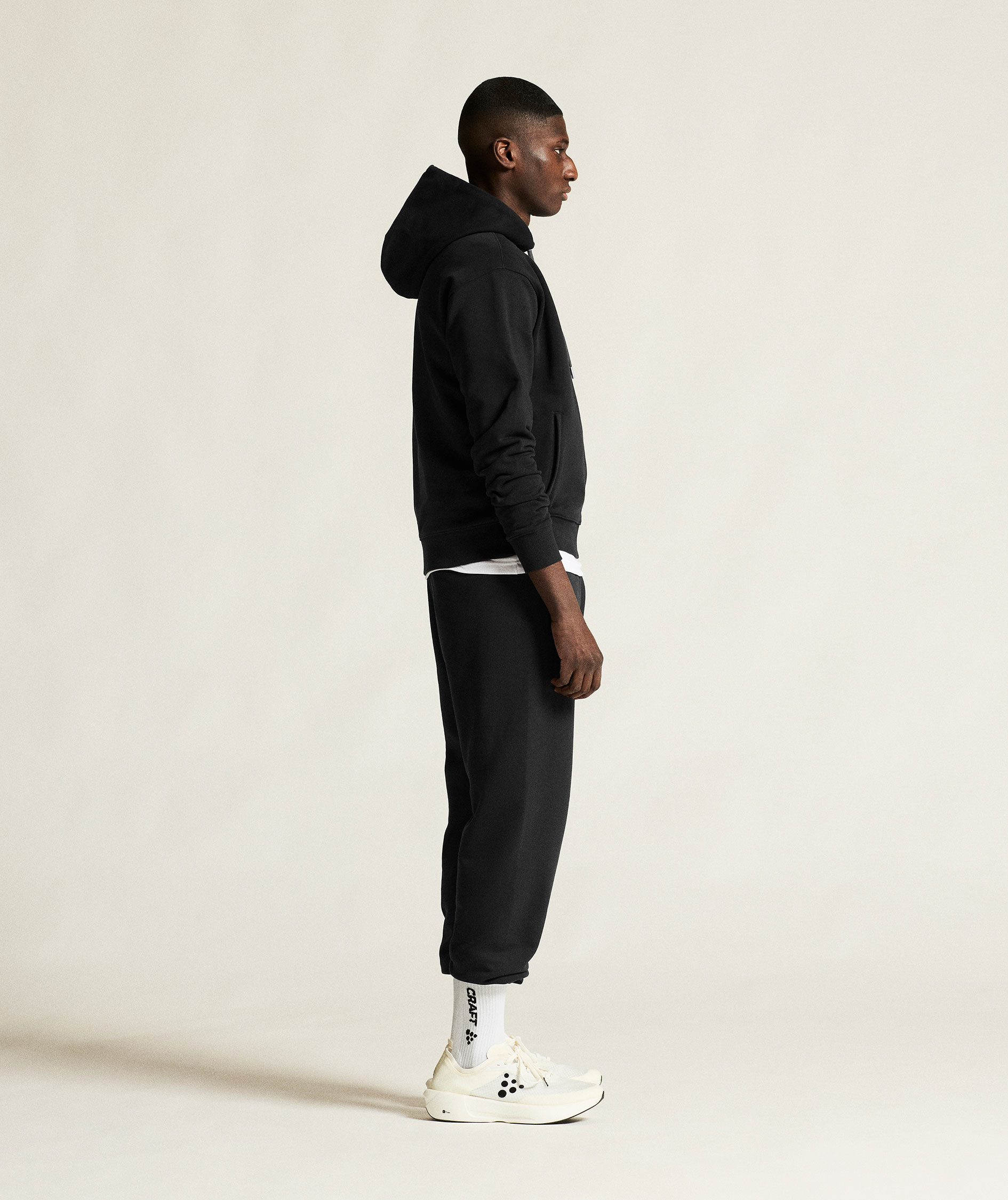 Craft Frequent h&aelig;ttetr&oslash;je med lynl&aring;s, Black, large image number 9