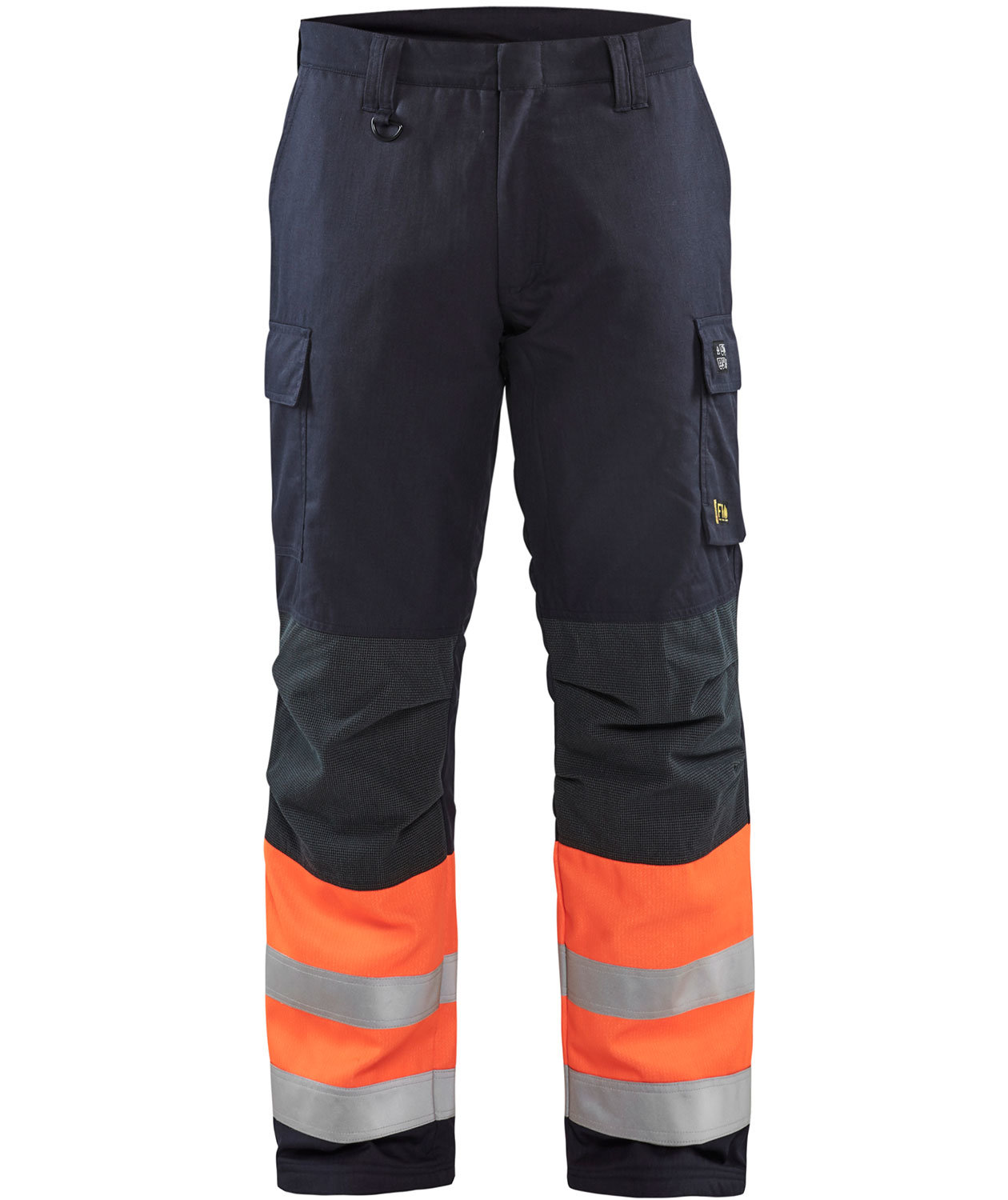 Bl&aring;kl&auml;der Multinorm vinterbyxa, Marinbl&aring;/Varselorange