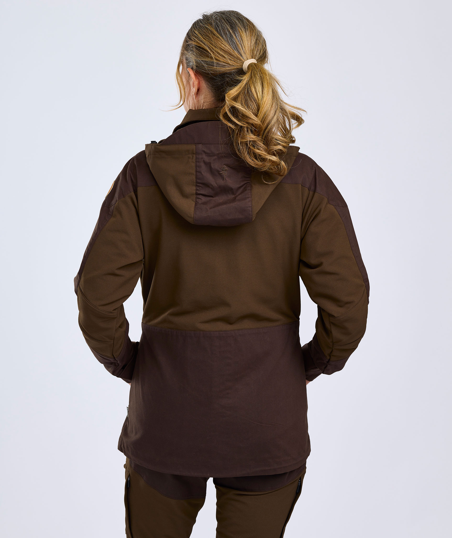 Pinewood&nbsp;Finnveden Hybrid dame friluftsjakke, Dark brown, large image number 3