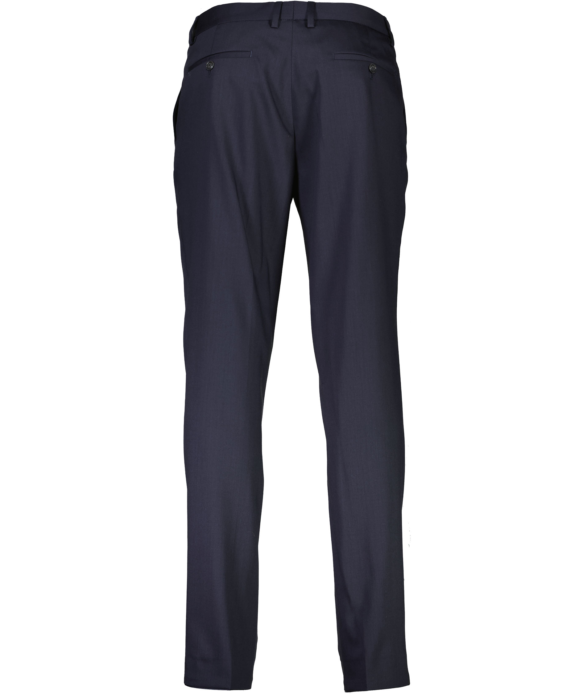 Lindbergh Modern fit habitbukser med uld, Navy, large image number 2